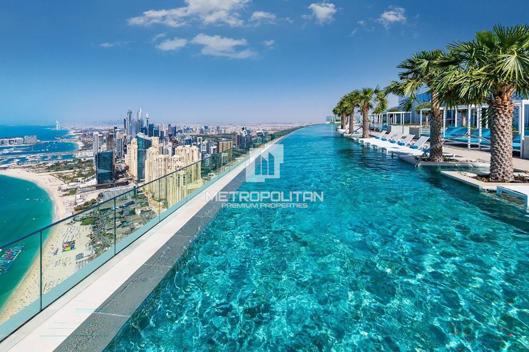 Снять квартиру в Jumeirah Gate Tower 2, Jumeirah Beach Residence - MPR-10667