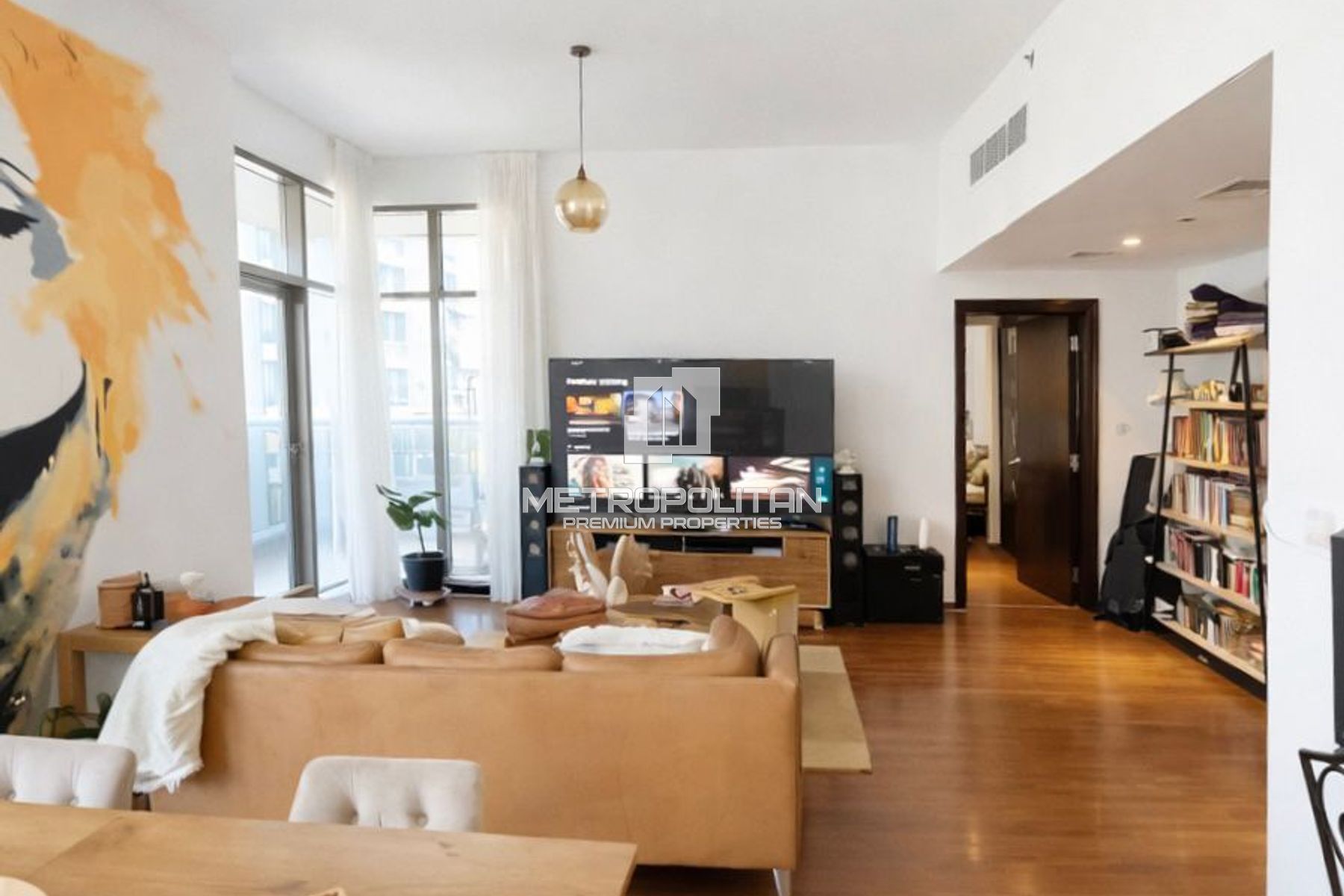 Spacious 1-Bed I Semi Furnished I Marina Views