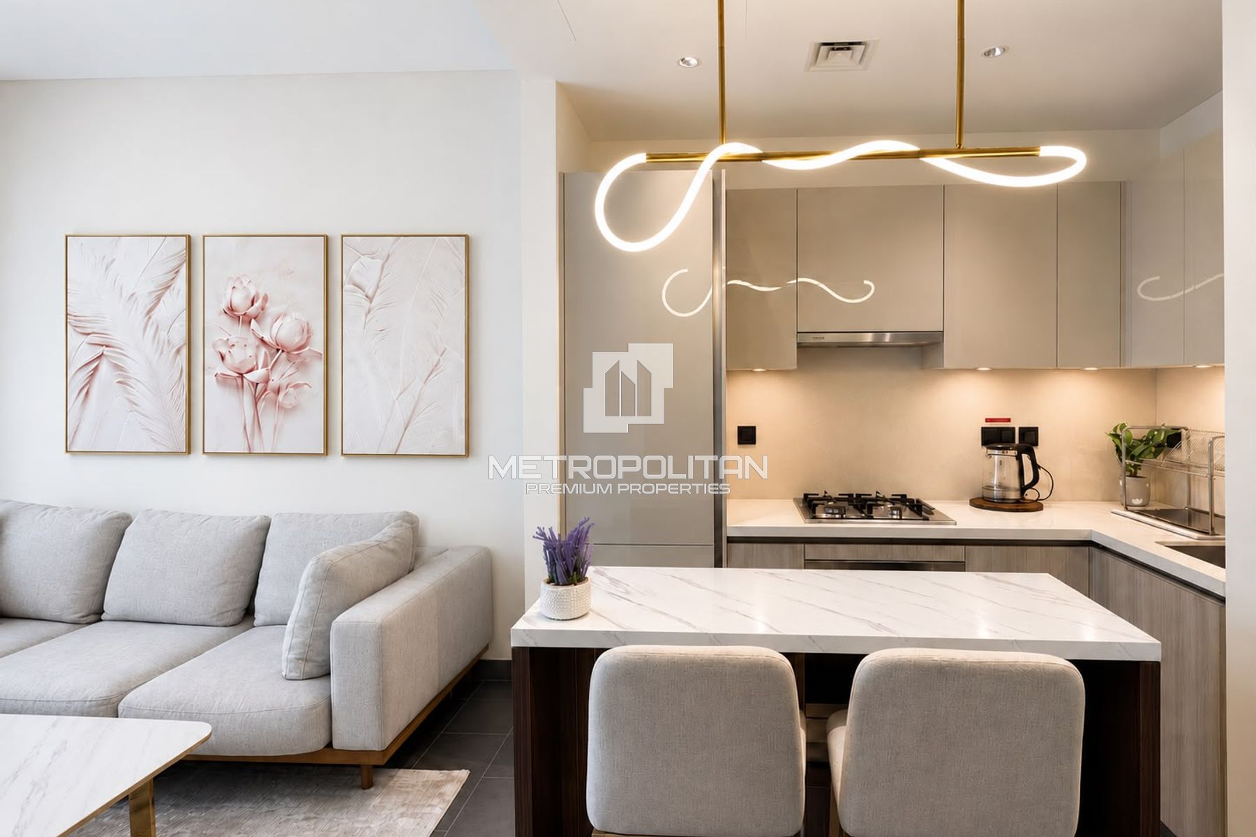 Luxury Furnished 1BR + Study | The Crest
