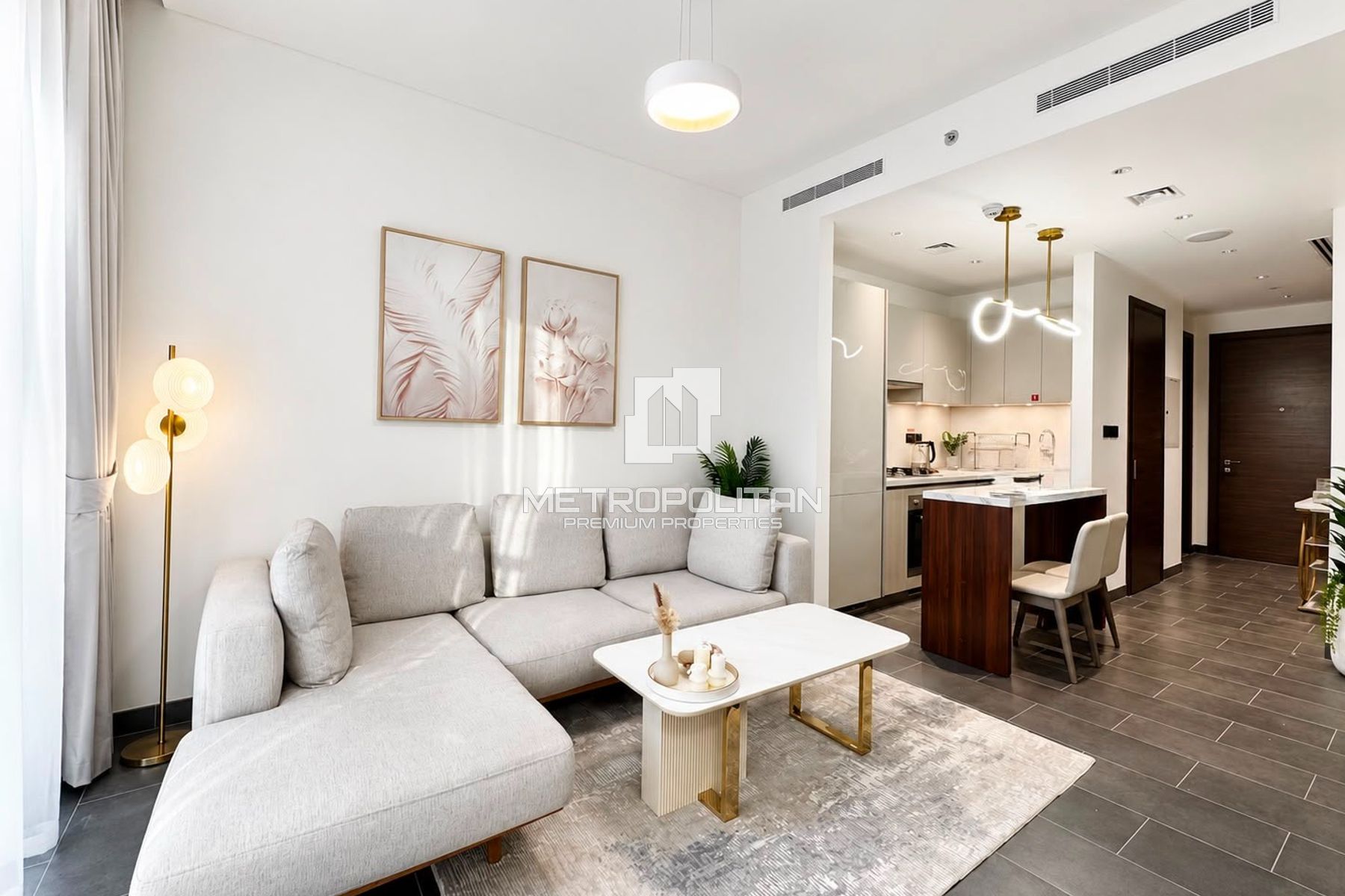 Luxury Furnished 1BR + Study | The Crest