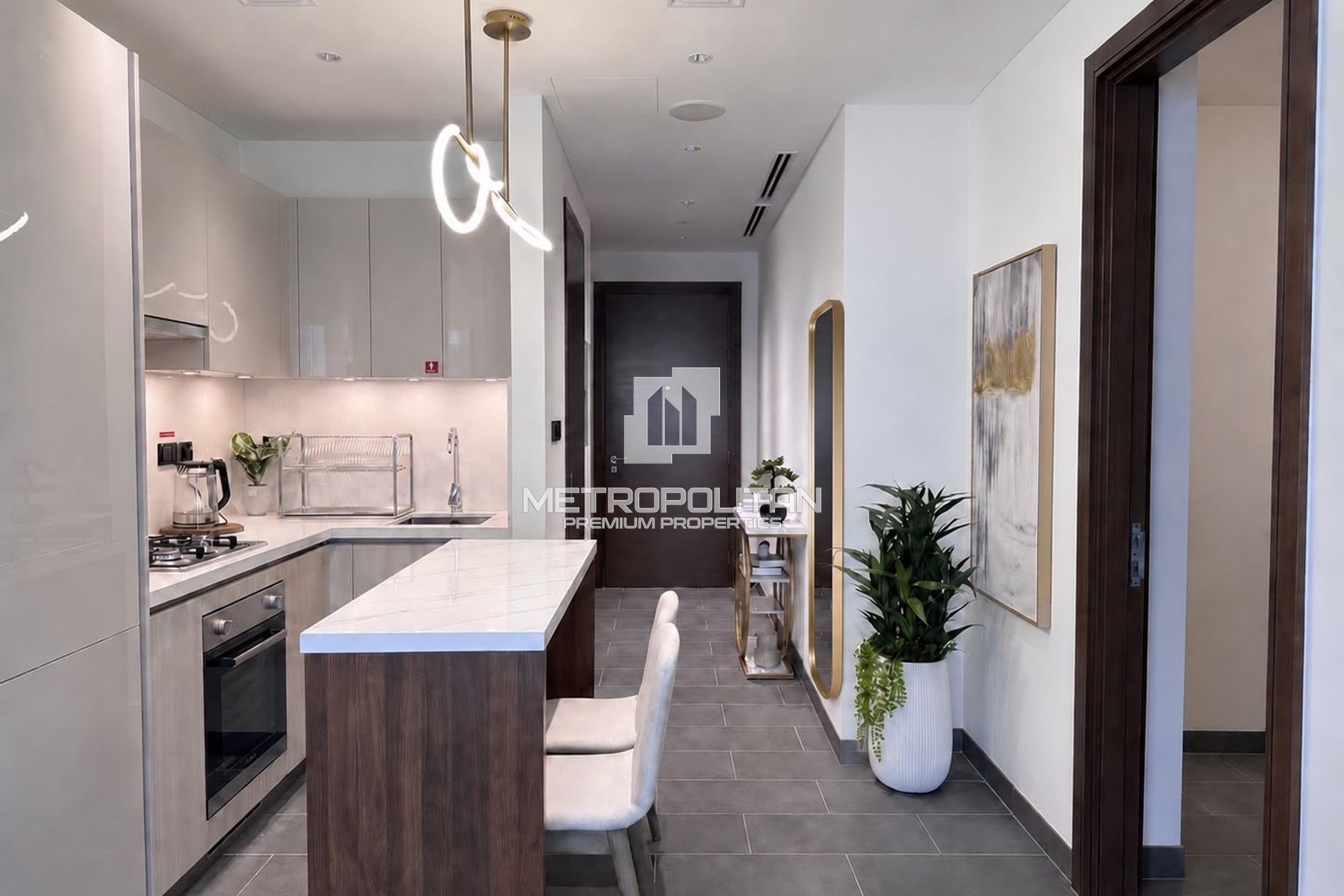Luxury Furnished 1BR + Study | The Crest