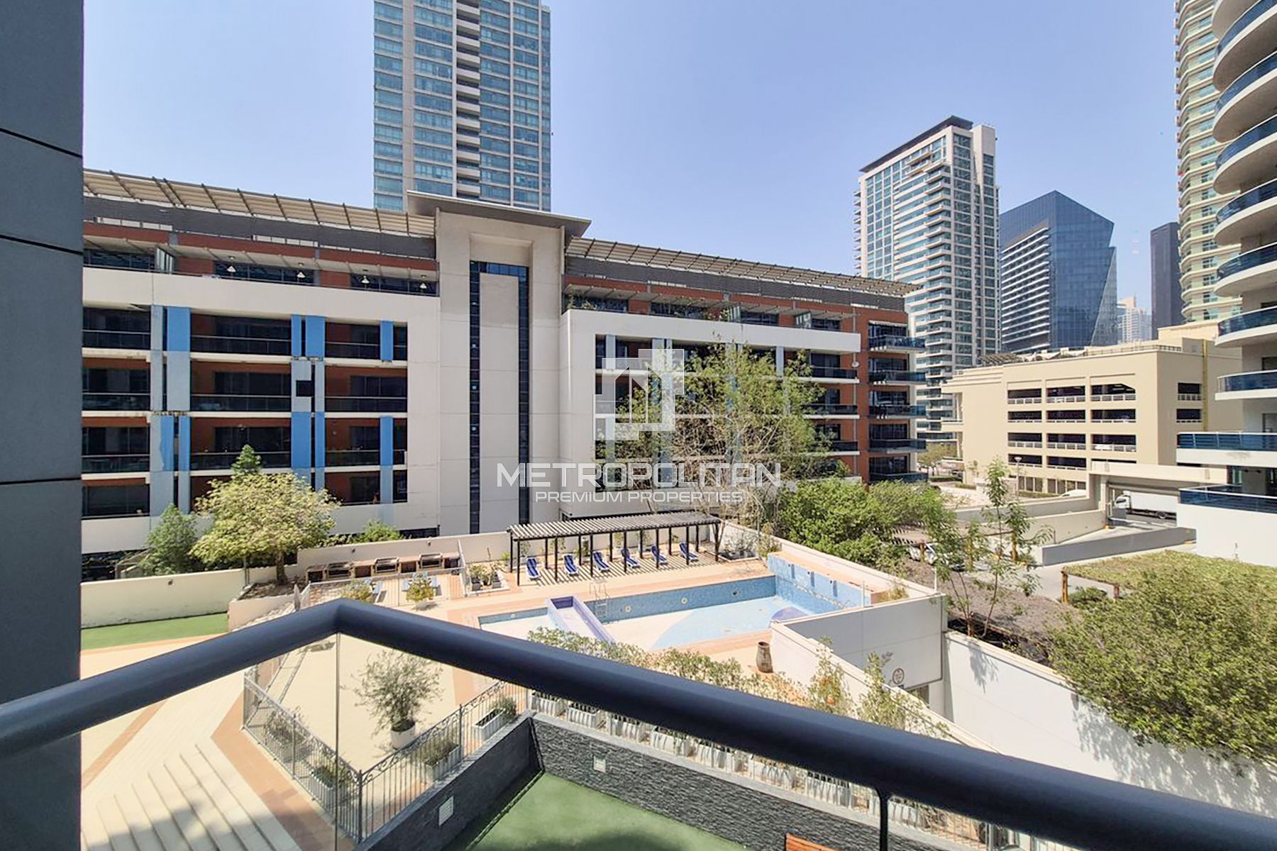 Fully Furnished I Pool View | Beside Metro Station