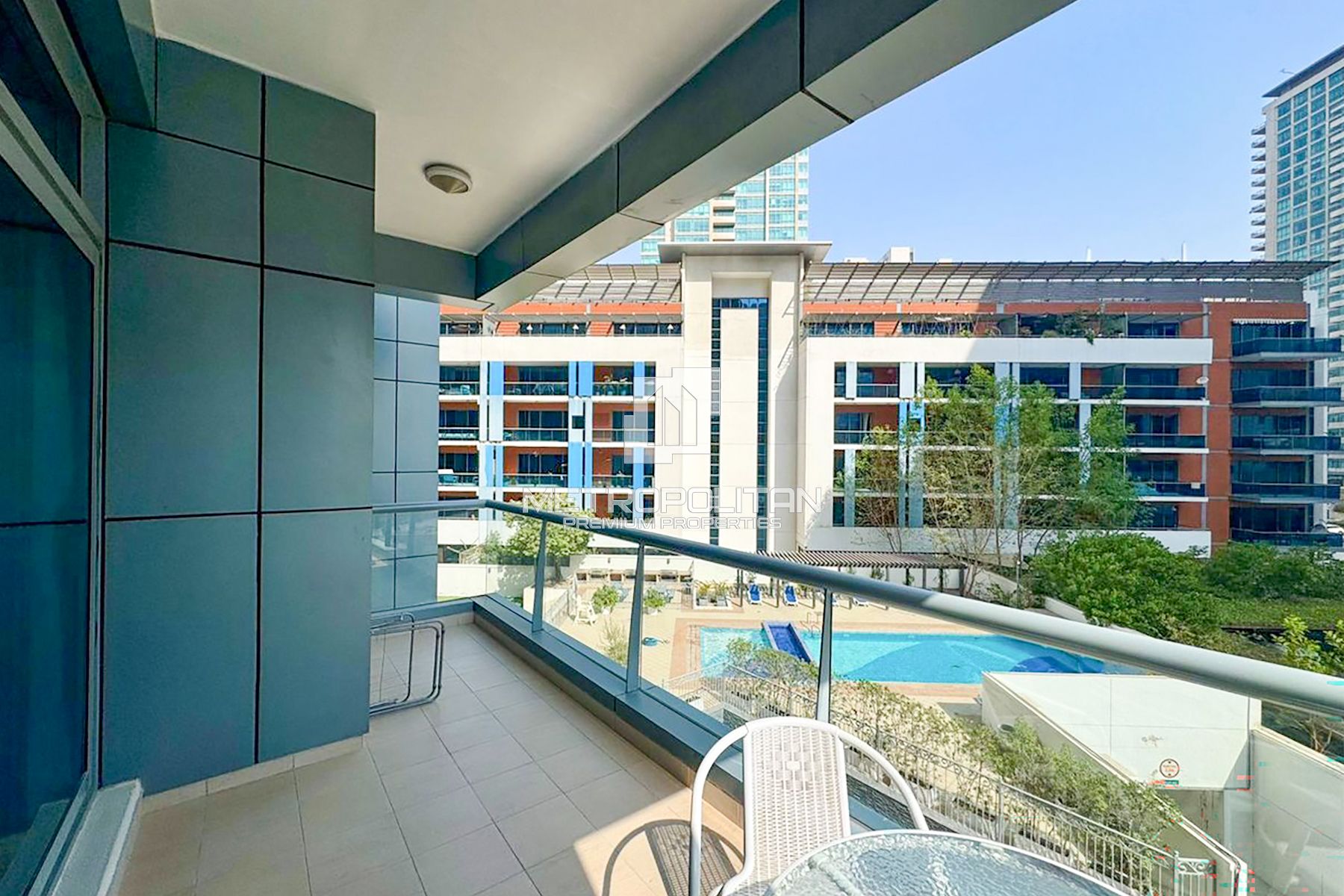 Fully Furnished I Pool View | Beside Metro Station
