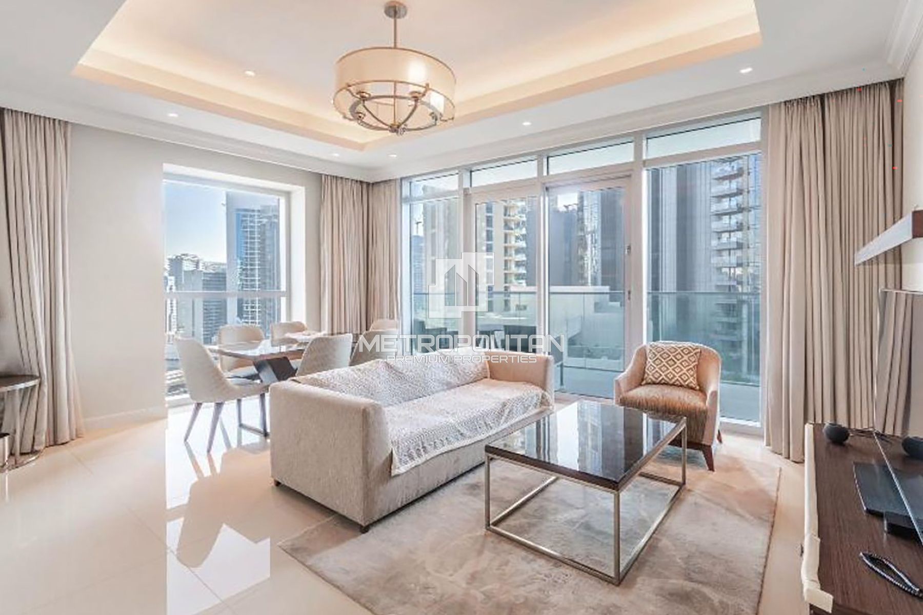 Burj and Fountain Views | Furnished | Low Floor