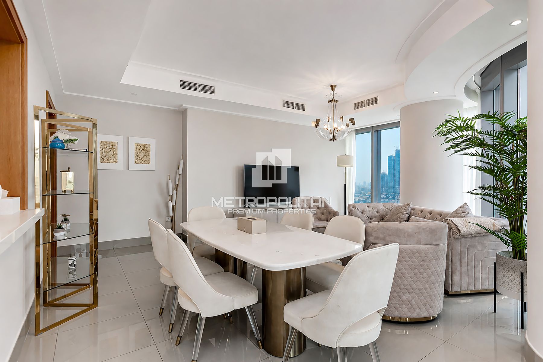 Spacious 2BR Fully Furnished| High Floor|Burj View
