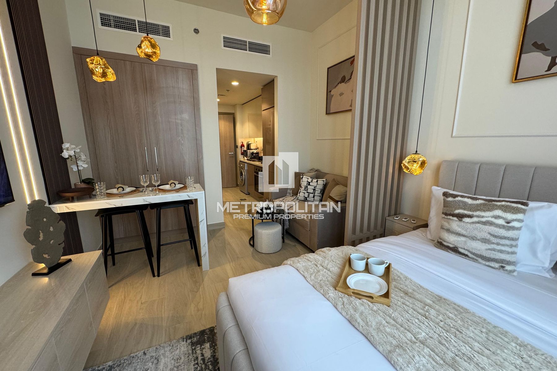 Stylish Upgraded Studio | Lagoon facing Furnished