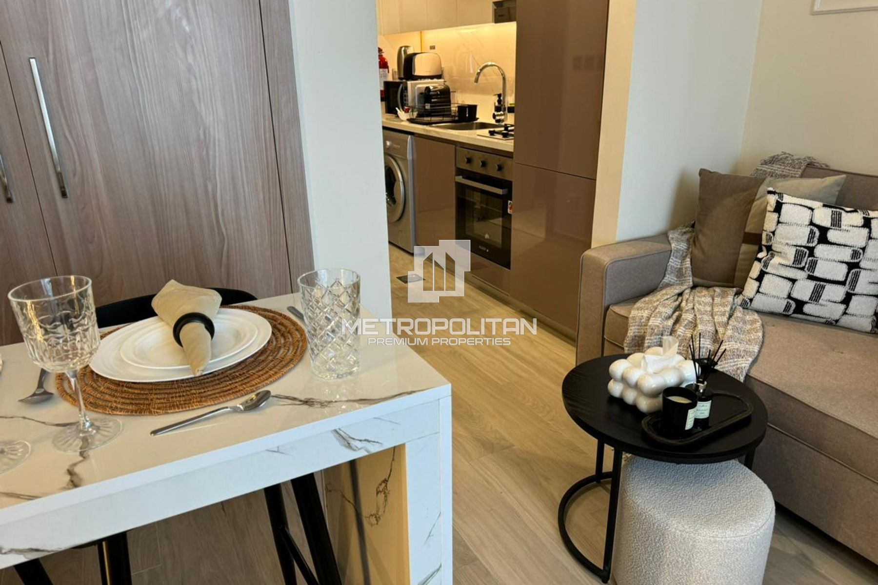 Stylish Upgraded Studio | Lagoon facing Furnished