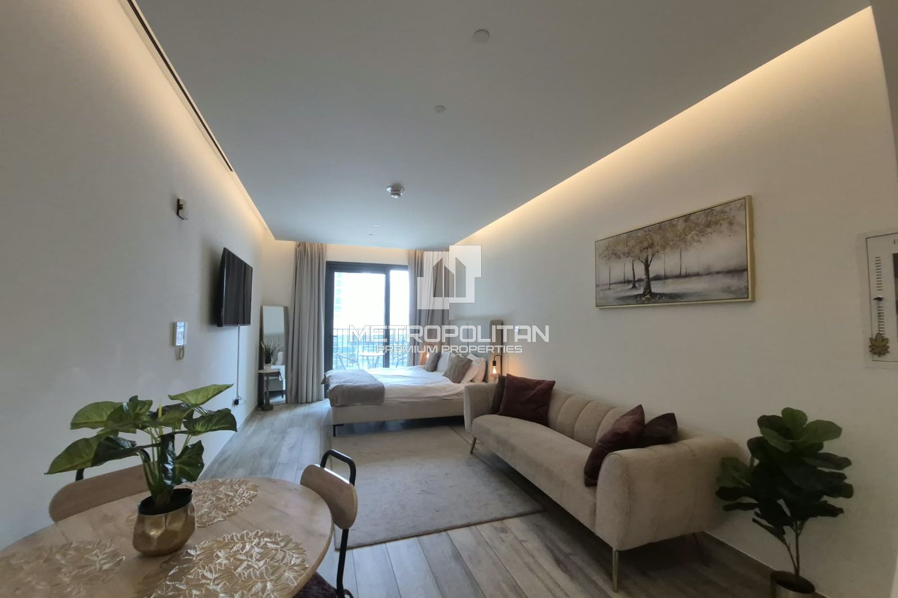 Furnished Studio | Balcony | 1 Parking | Vacant