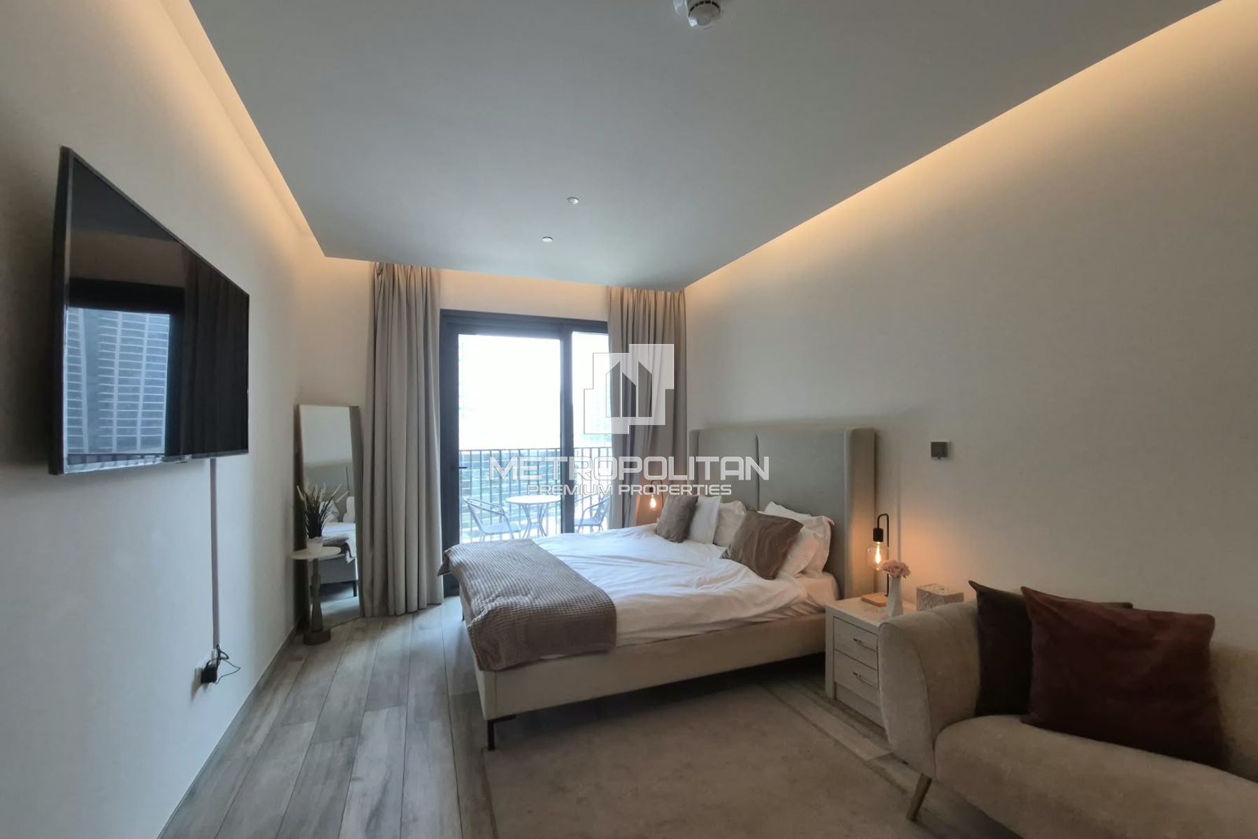 Furnished Studio | Balcony | 1 Parking | Vacant