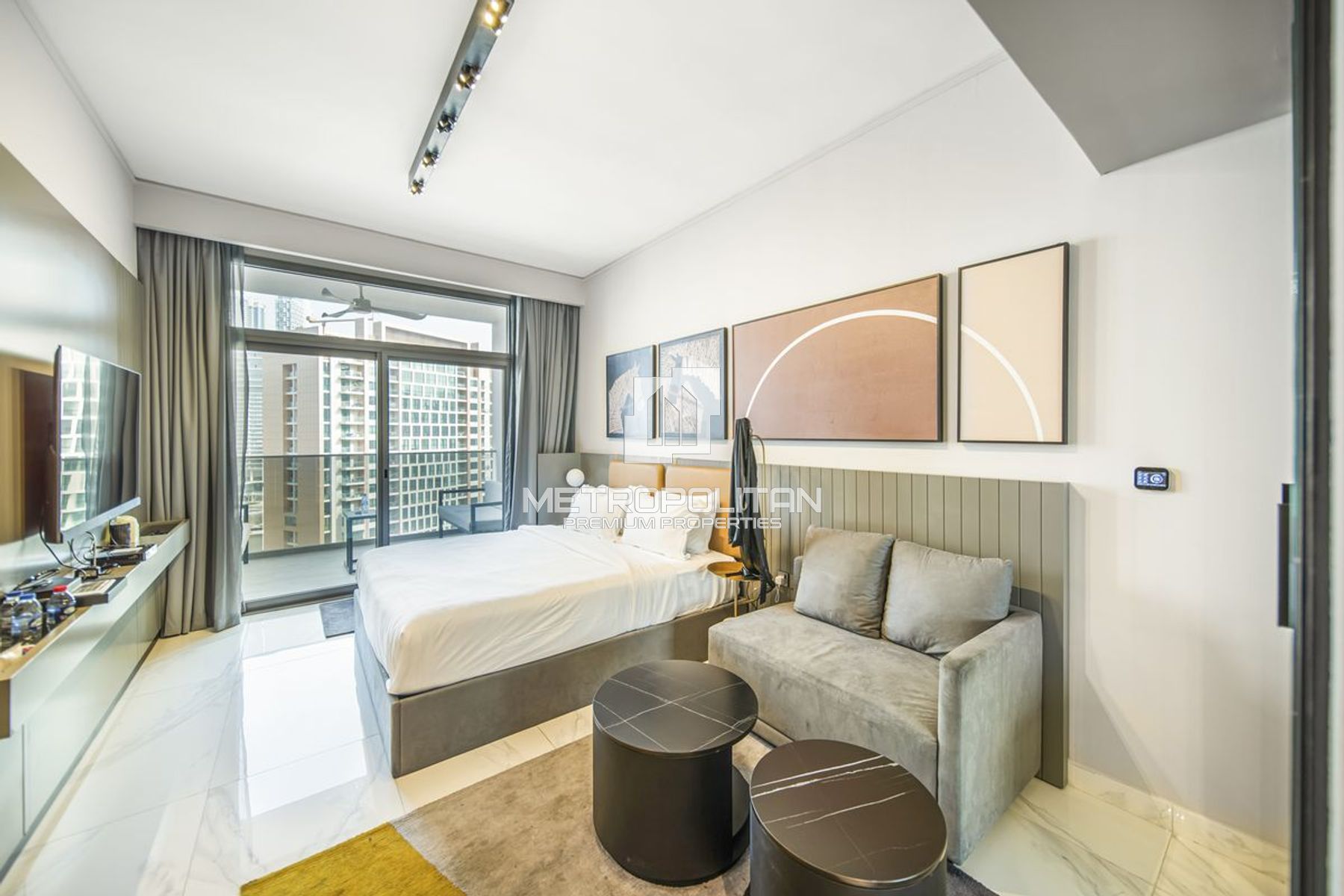 Furnished Studio | Balcony | 1 Parking | Vacant