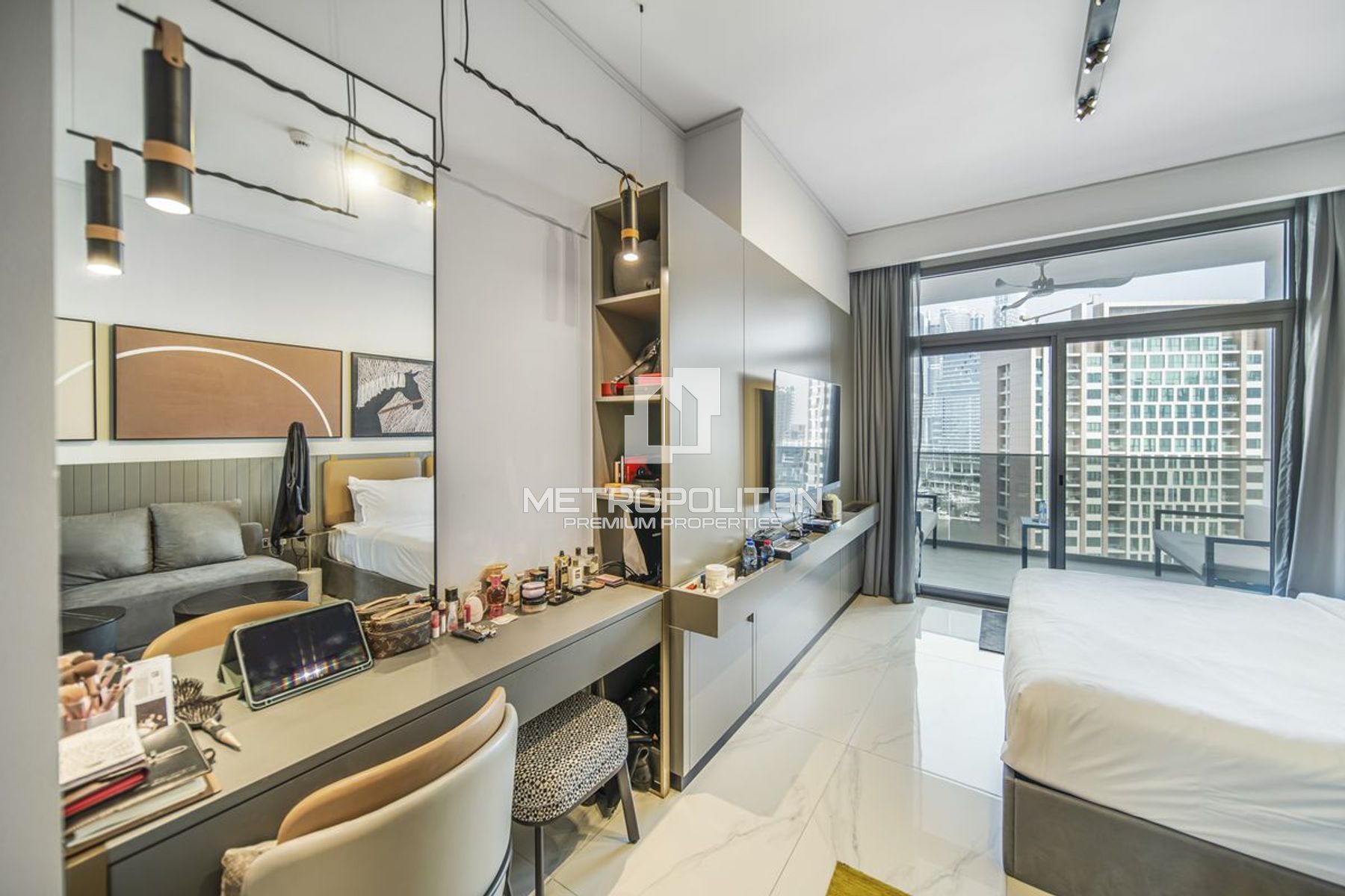 Furnished Studio | Balcony | 1 Parking | Vacant