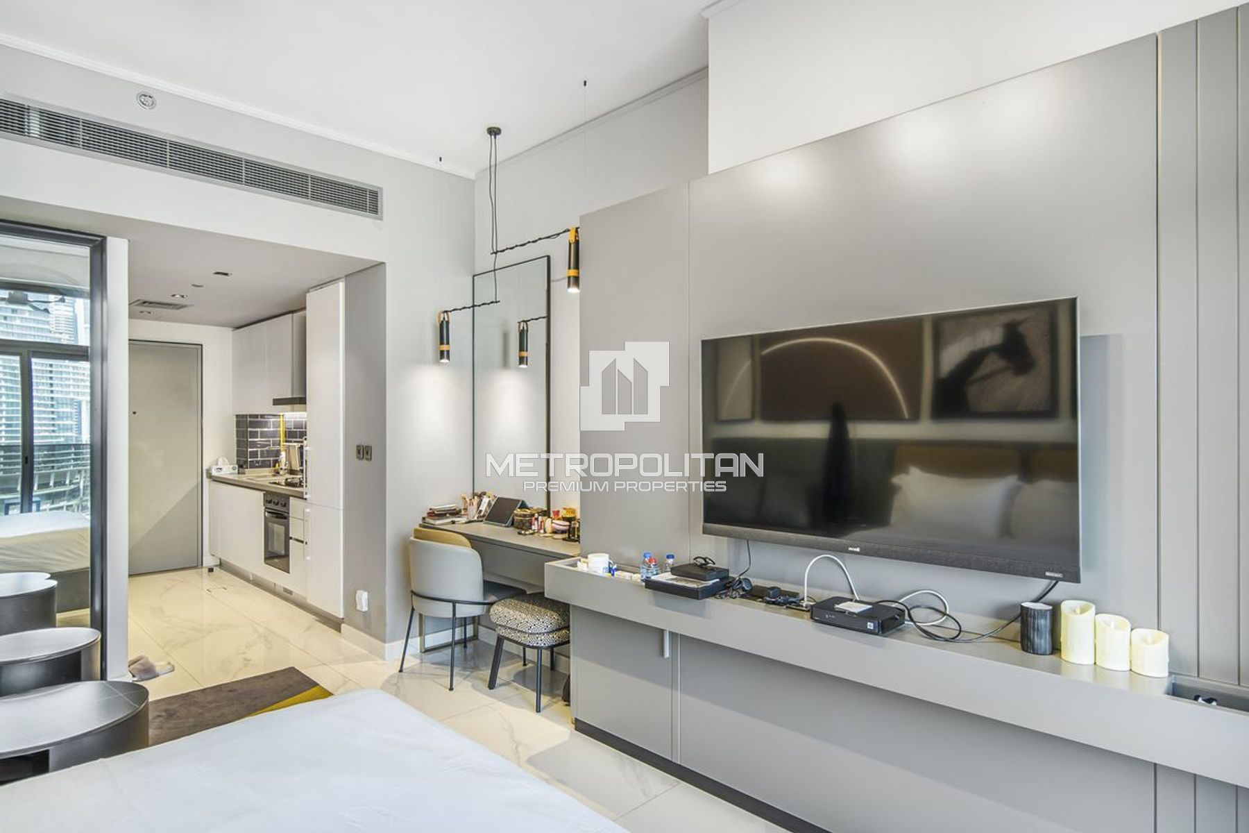 Furnished Studio | Balcony | 1 Parking | Vacant