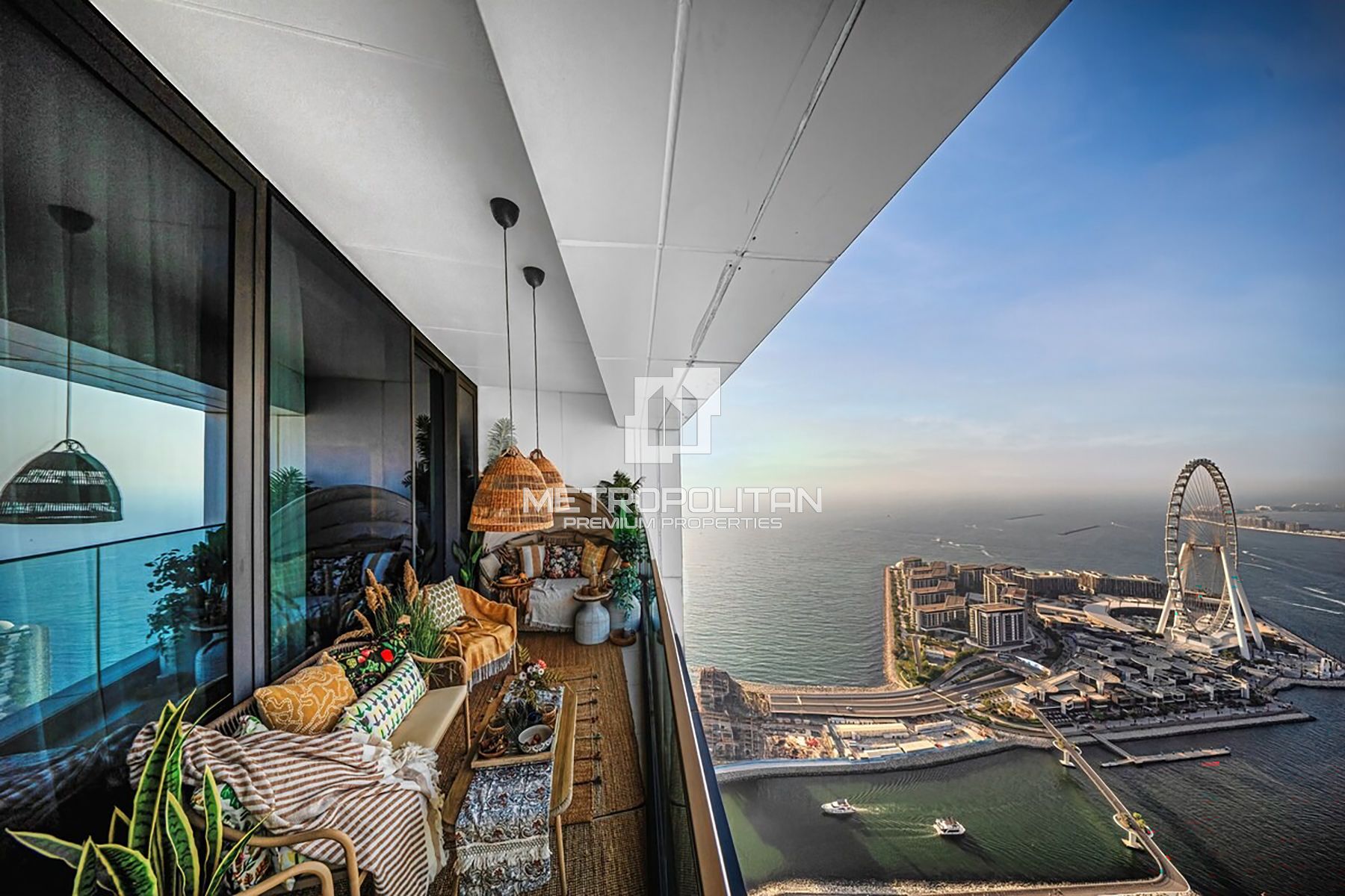 Ain and Palm Dubai View I Furnished | High Floor