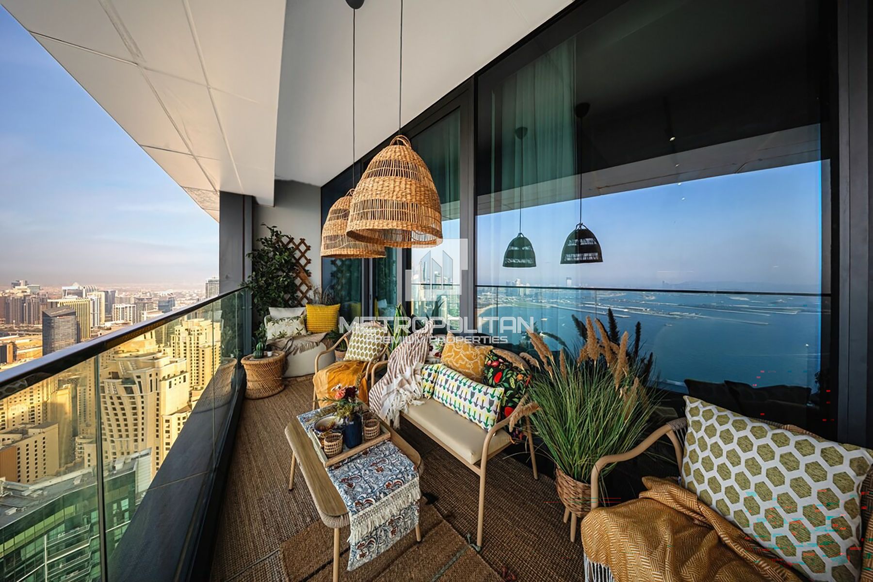 Ain and Palm Dubai View I Furnished | High Floor