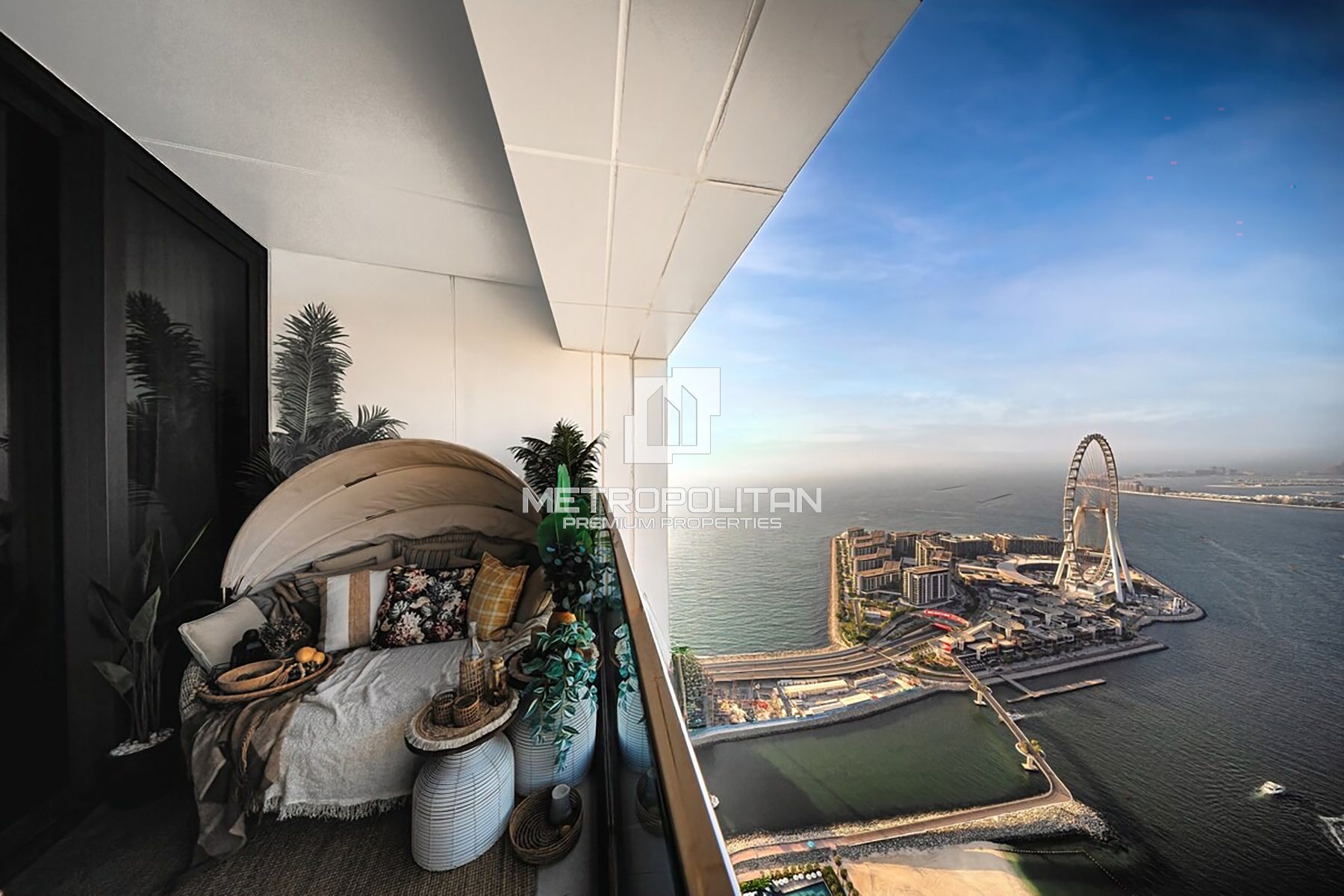 Ain and Palm Dubai View I Furnished | High Floor