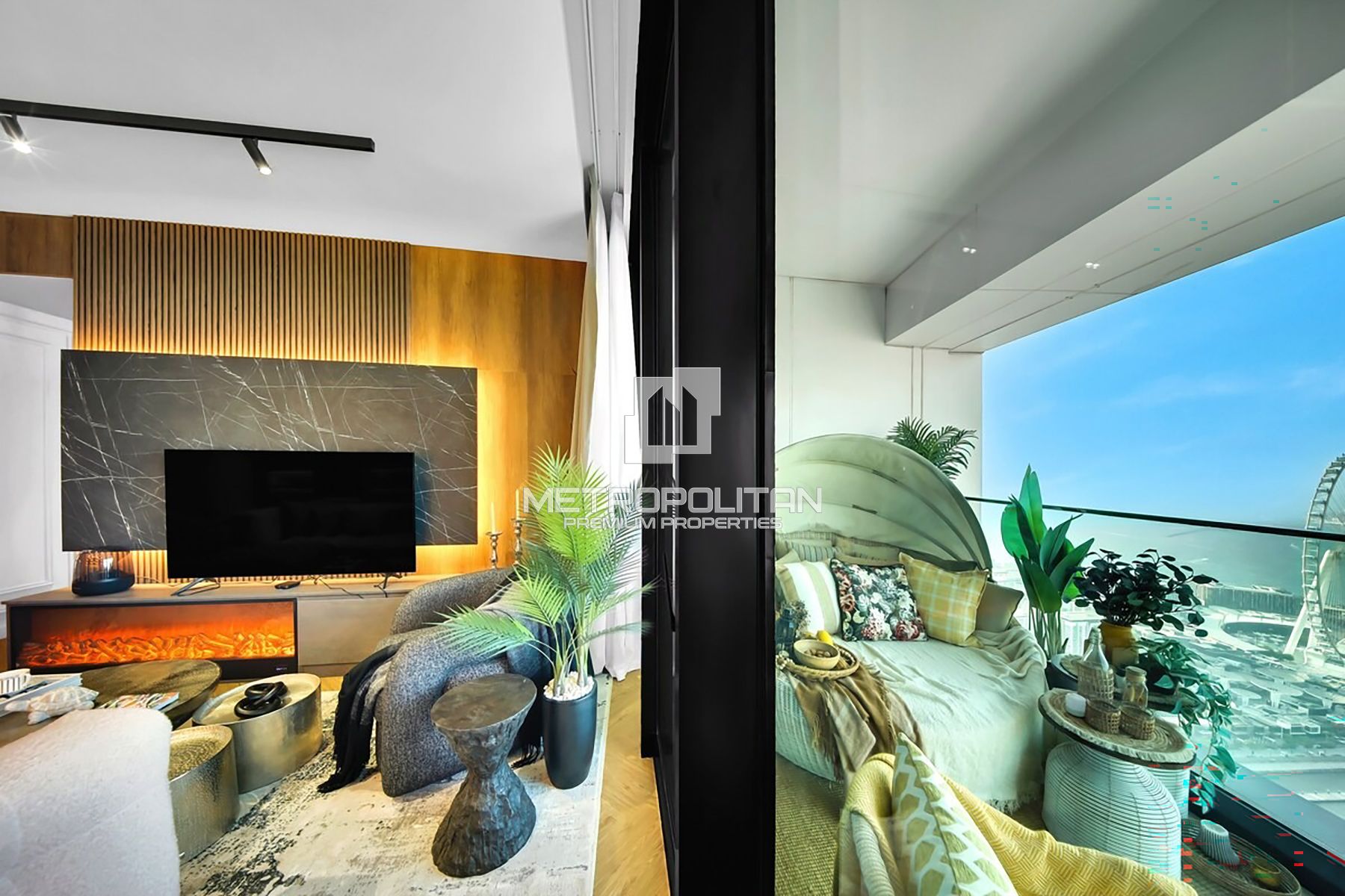 Ain and Palm Dubai View I Furnished | High Floor