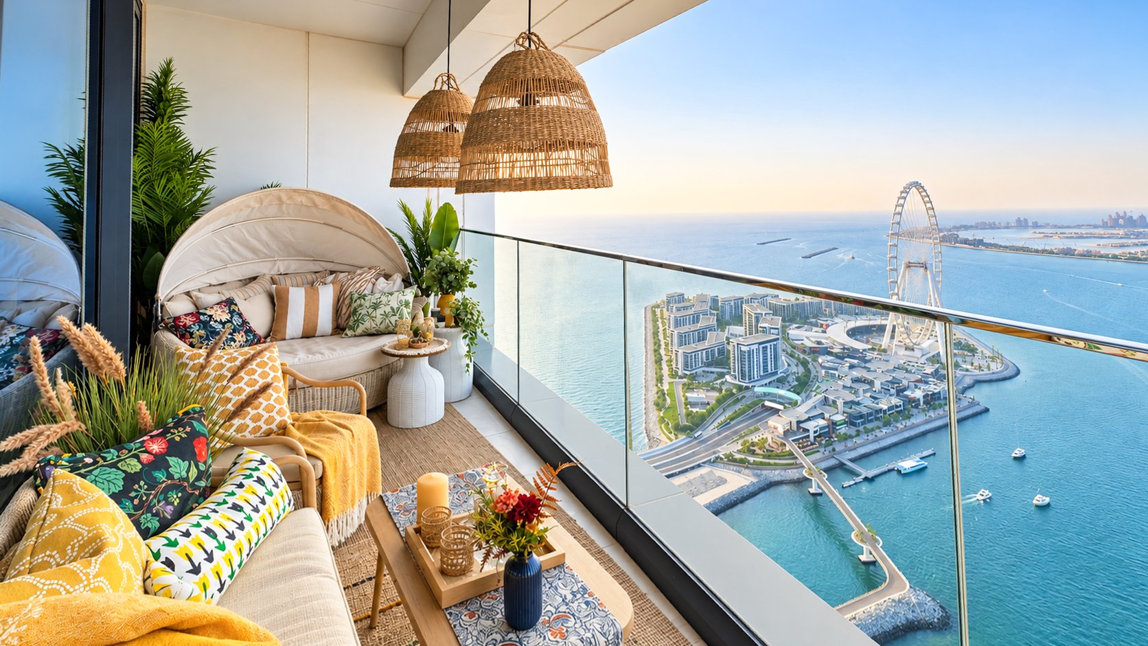 Ain and Palm Dubai View I Furnished | High Floor