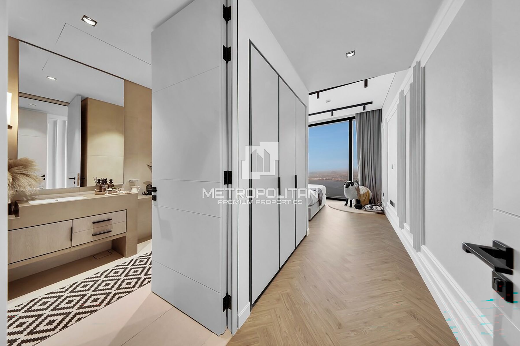 Ain and Palm Dubai View I Furnished | High Floor