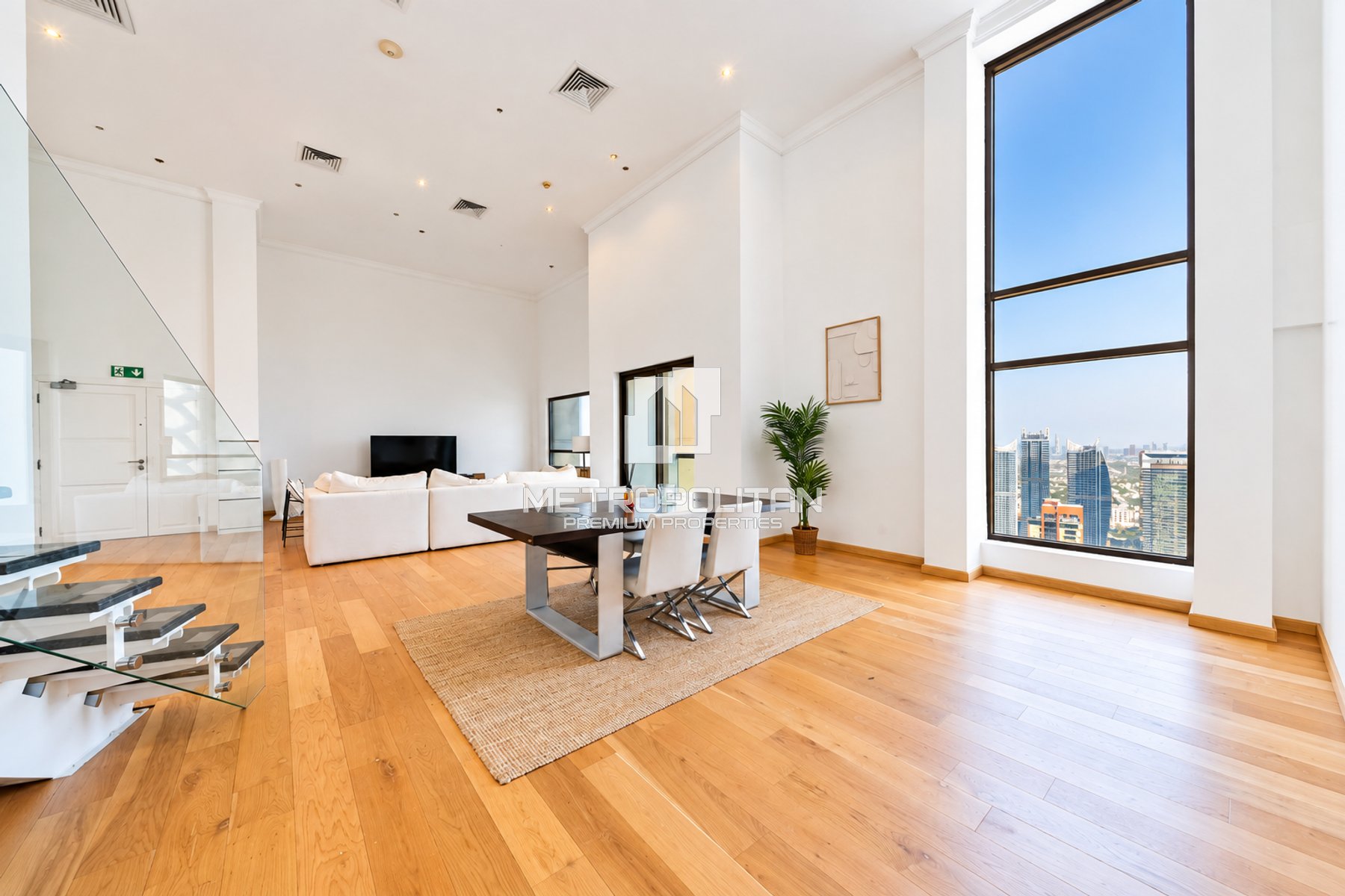 Furnished | High Ceiling | Full Marina View