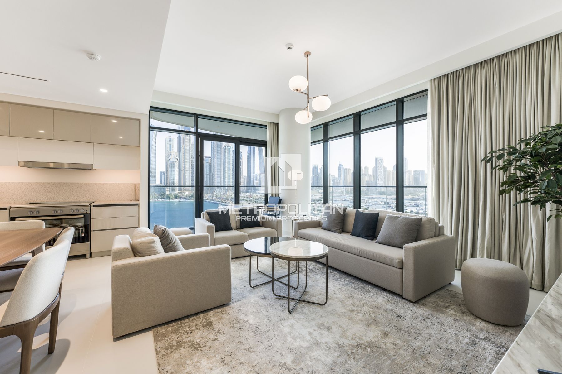 3BR Apartment for Rent in Marina Vista, Dubai Harbour - MPR-11413
