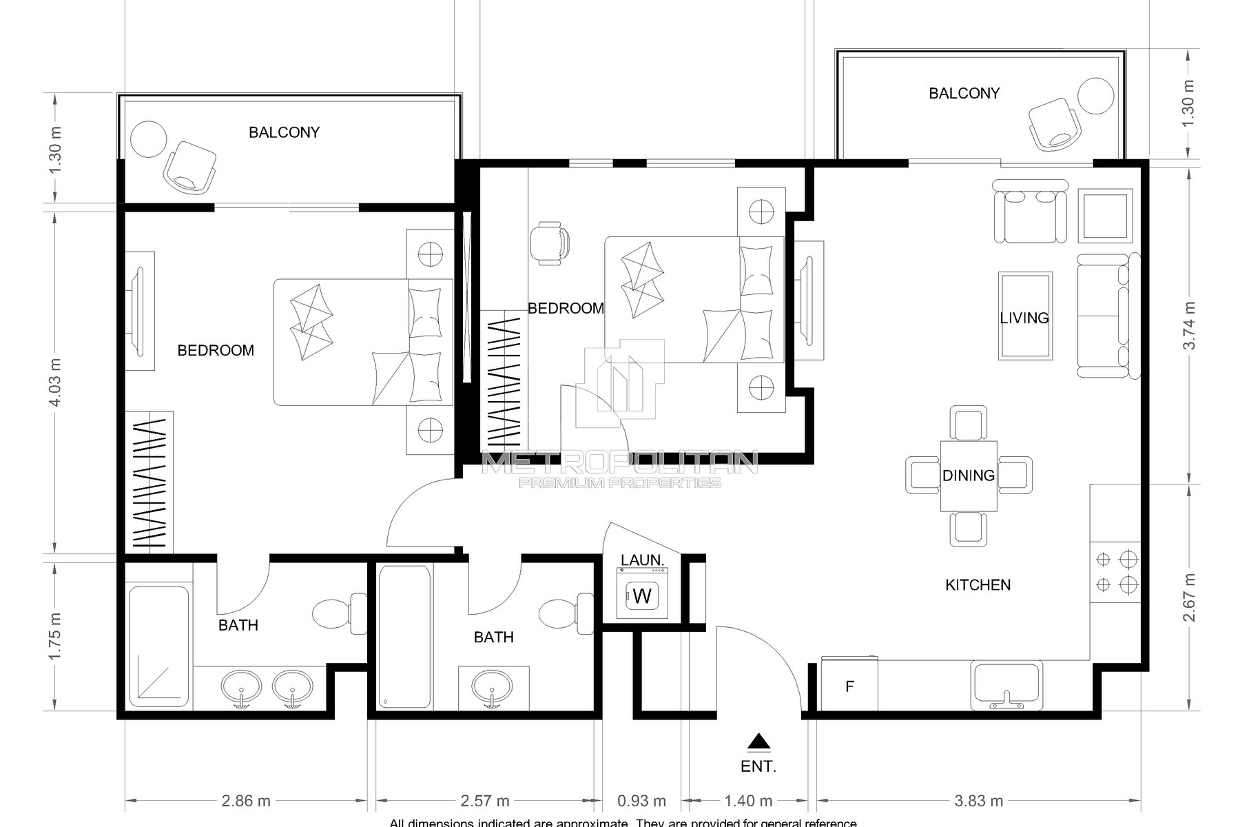 High Floor Unit | Vacating Soon | Private Balcony