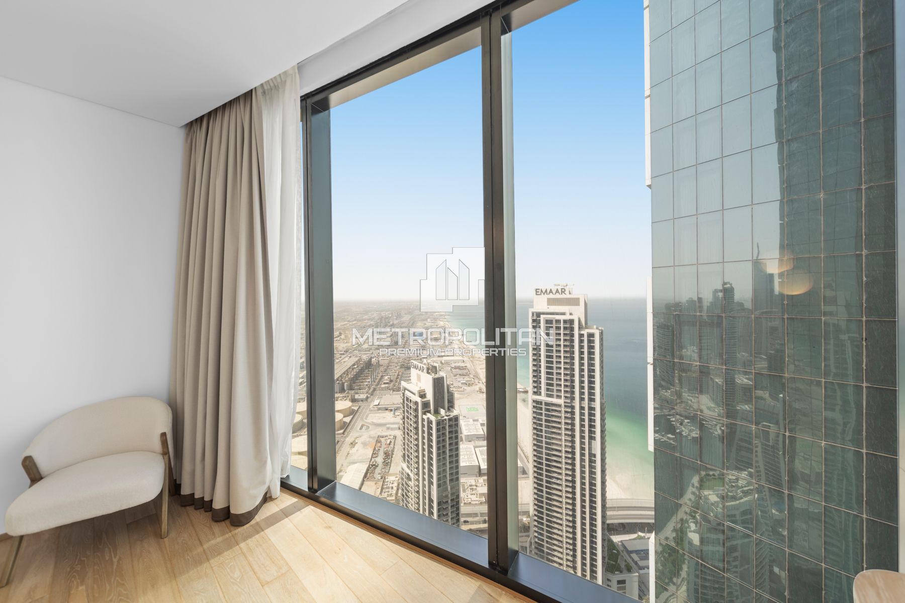Fully Furnished | Sea & Marina Views | High Floor