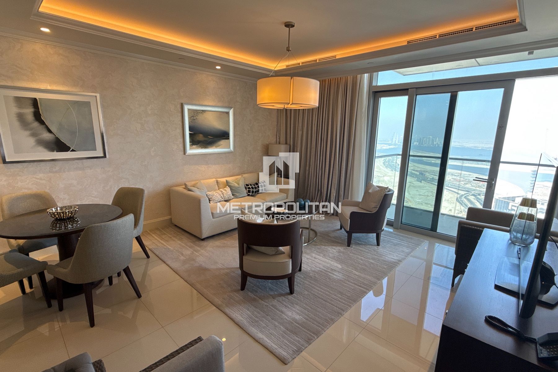 Полностью меблированная | Роскошная 1 спальня | Высокий этаж