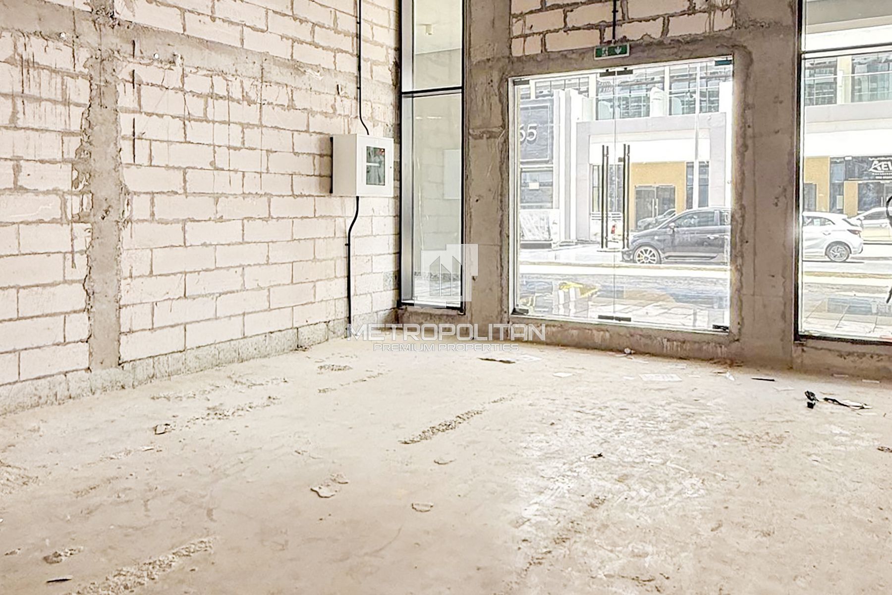 Shell and Core Shop for Rent | Azizi Riviera 67