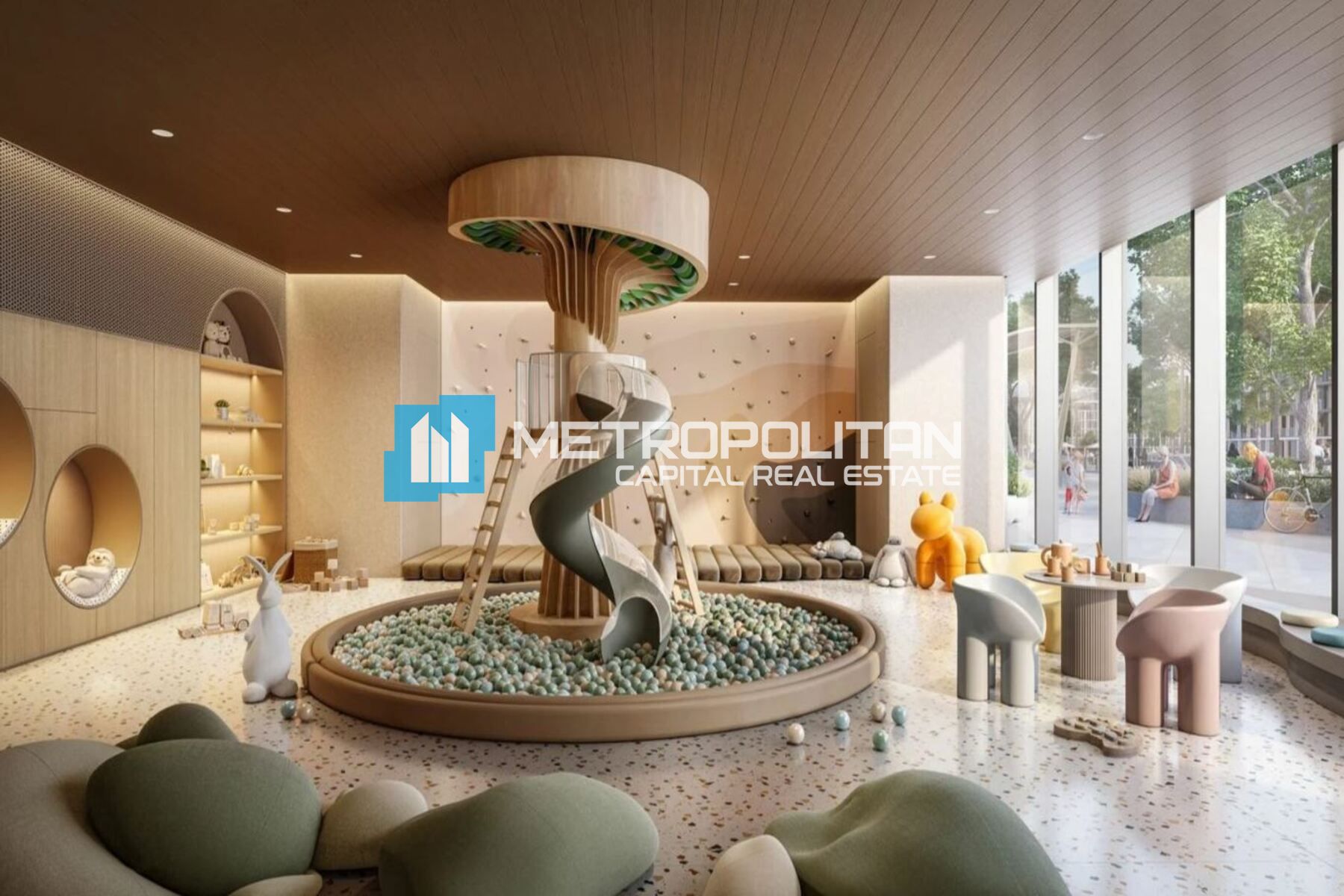 Sea and Park View |High Floor | 2BR with Balcony
