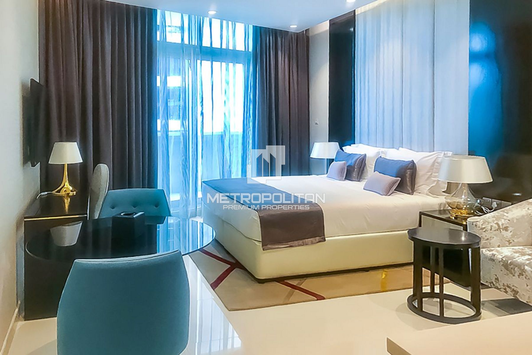 Spacious Studio | Fully Furnished | High floor photo-2