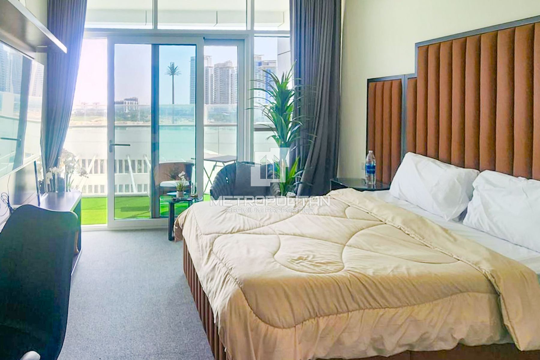 Fully Furnished Studio| Golf Living | Balcony View