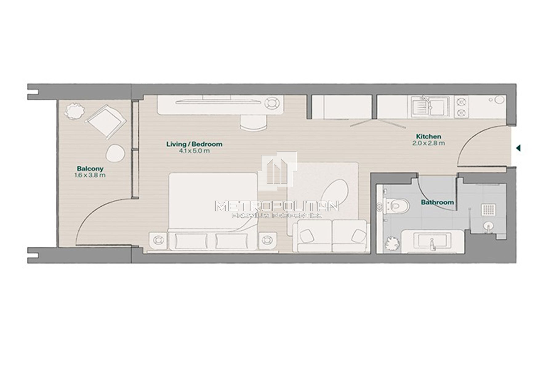 Studio Apartment for Sale in Al Satwa – MPS-43587 photo-17