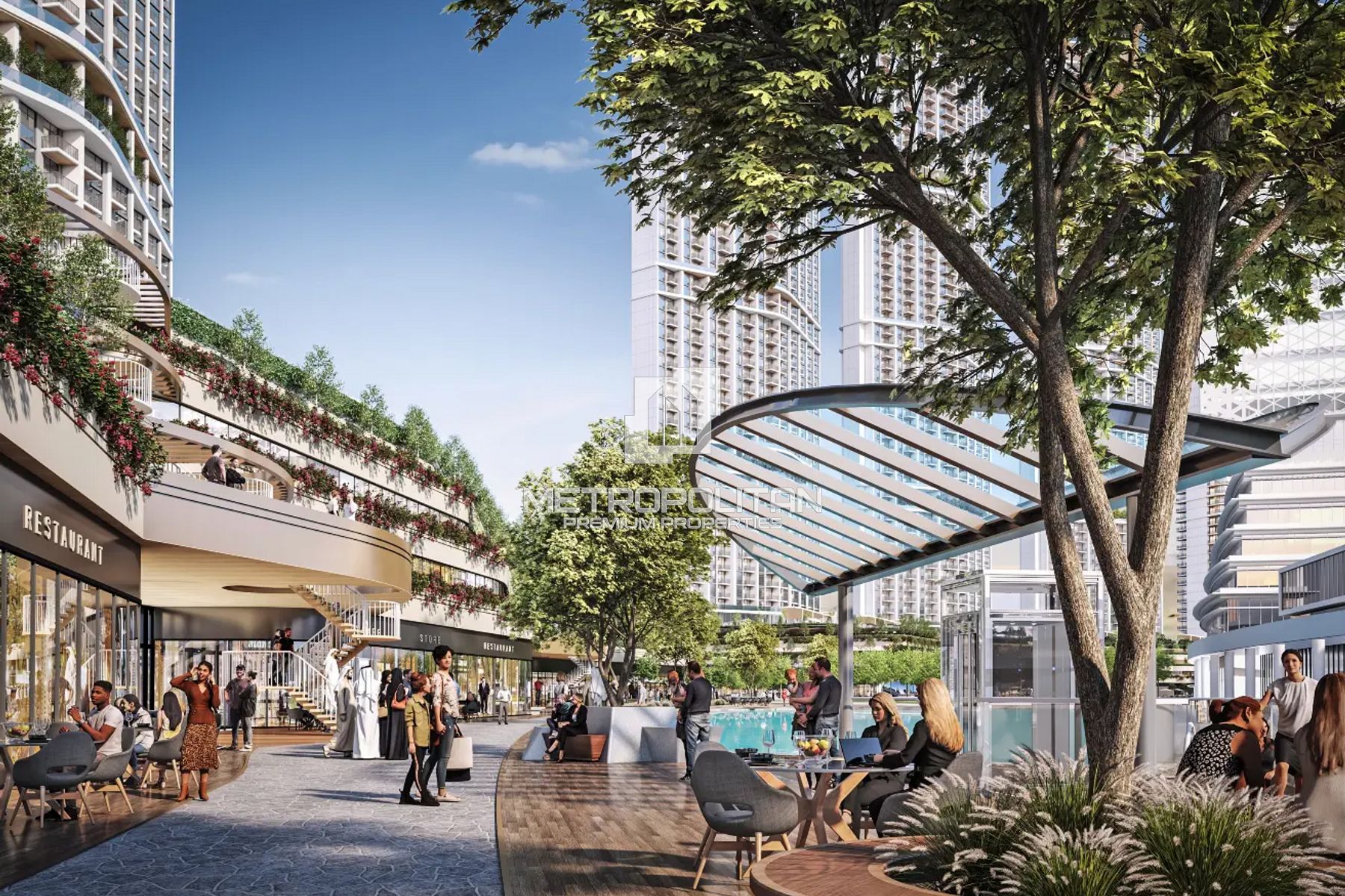 Image - 320 Riverside Crescent, Bukadra, Dubai | Project - Apartment