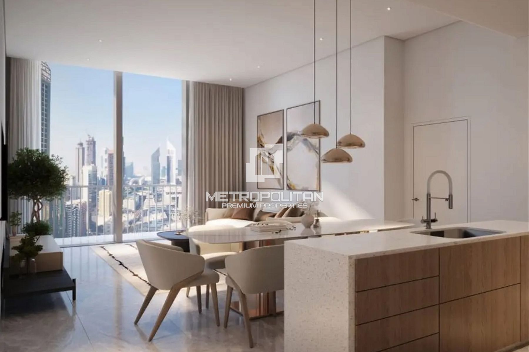Luxury 1 Bed | Panoramic City View | High Floor