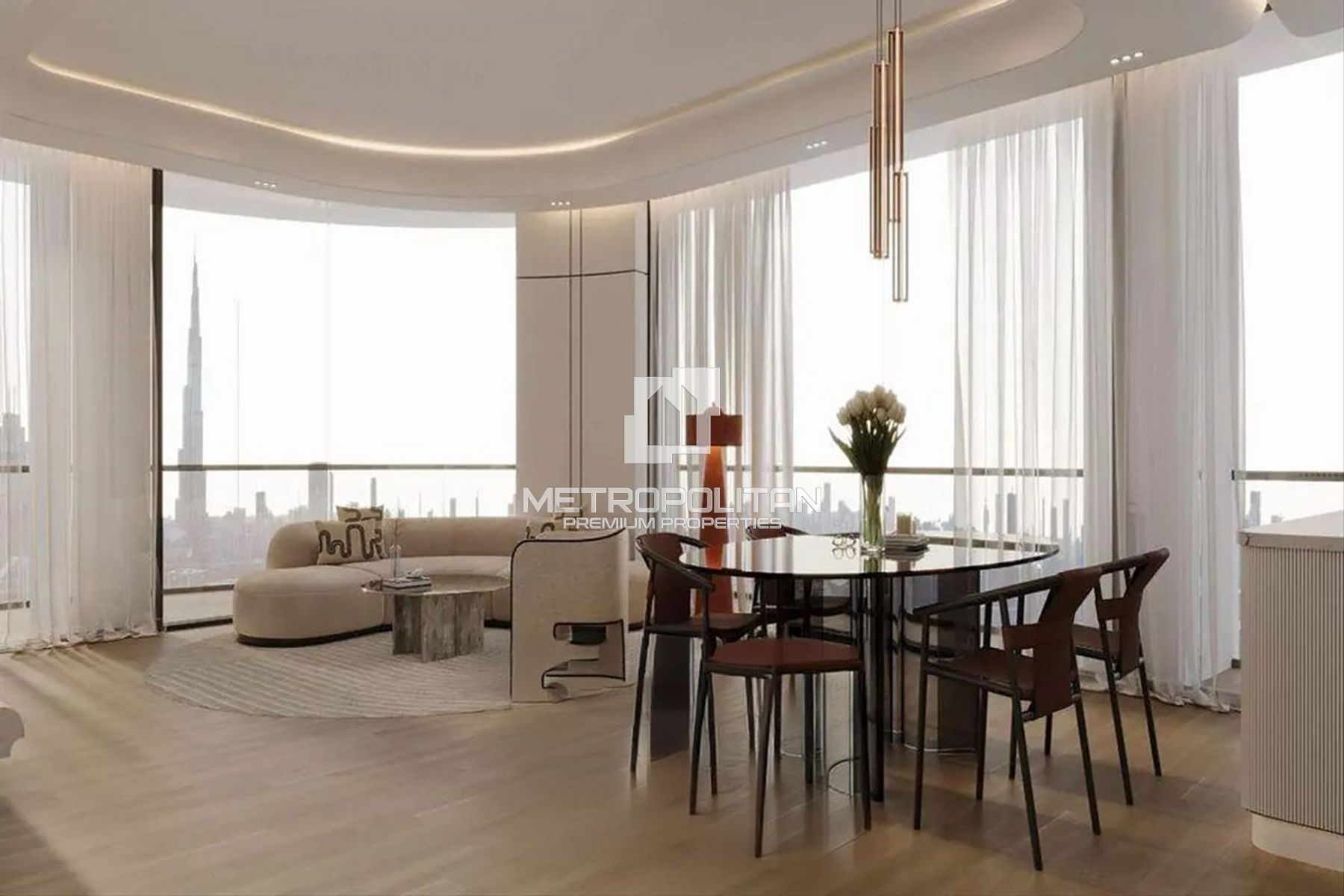 Spacious Studio | Marasi Drive  | Skyline View photo-10