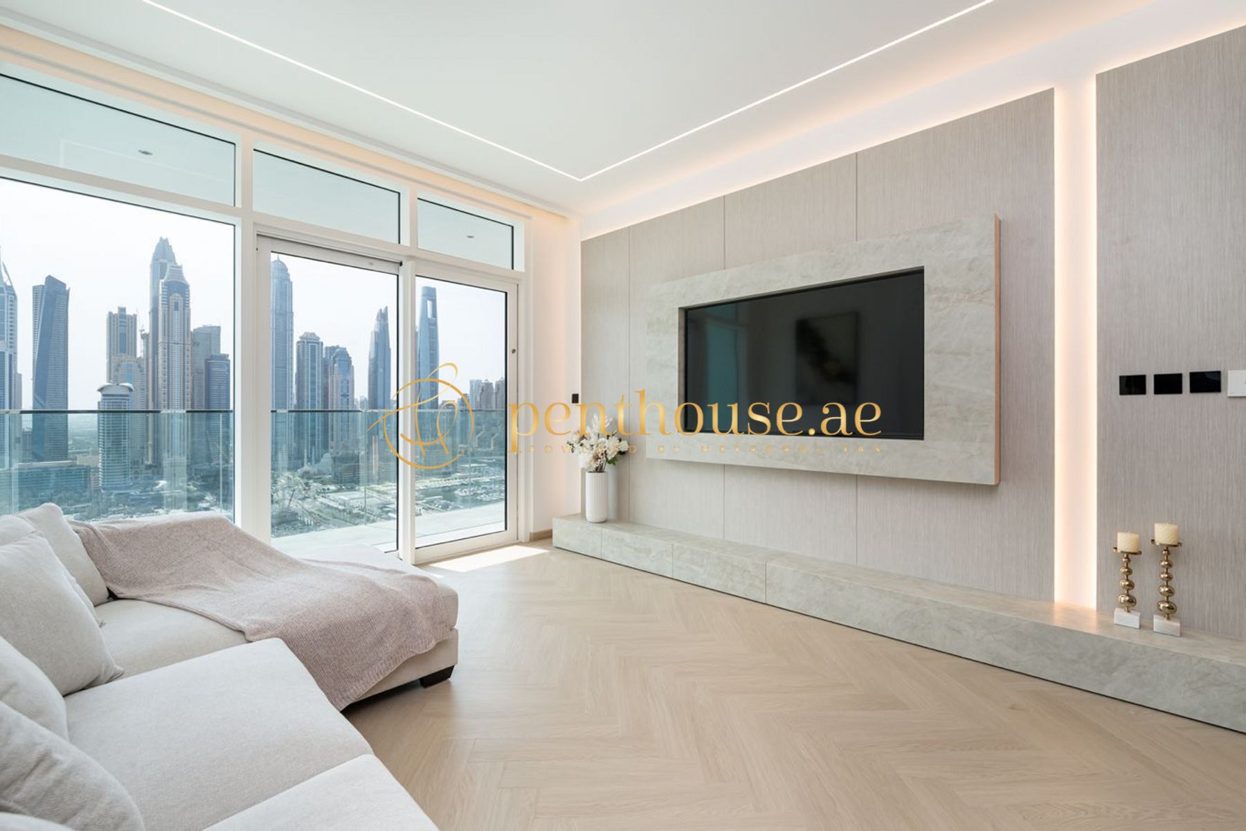 Upgraded | High Floor | Marina and Skyline View photo-1