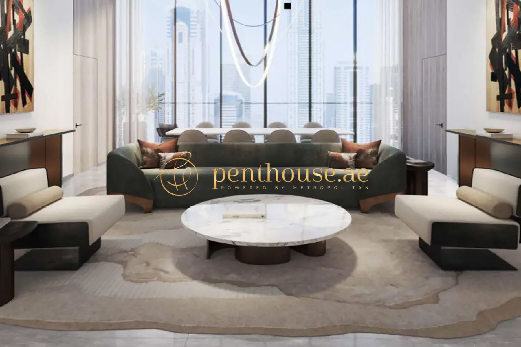 Full Ain Dubai View | High Floor | 2BR plus Maid photo-6
