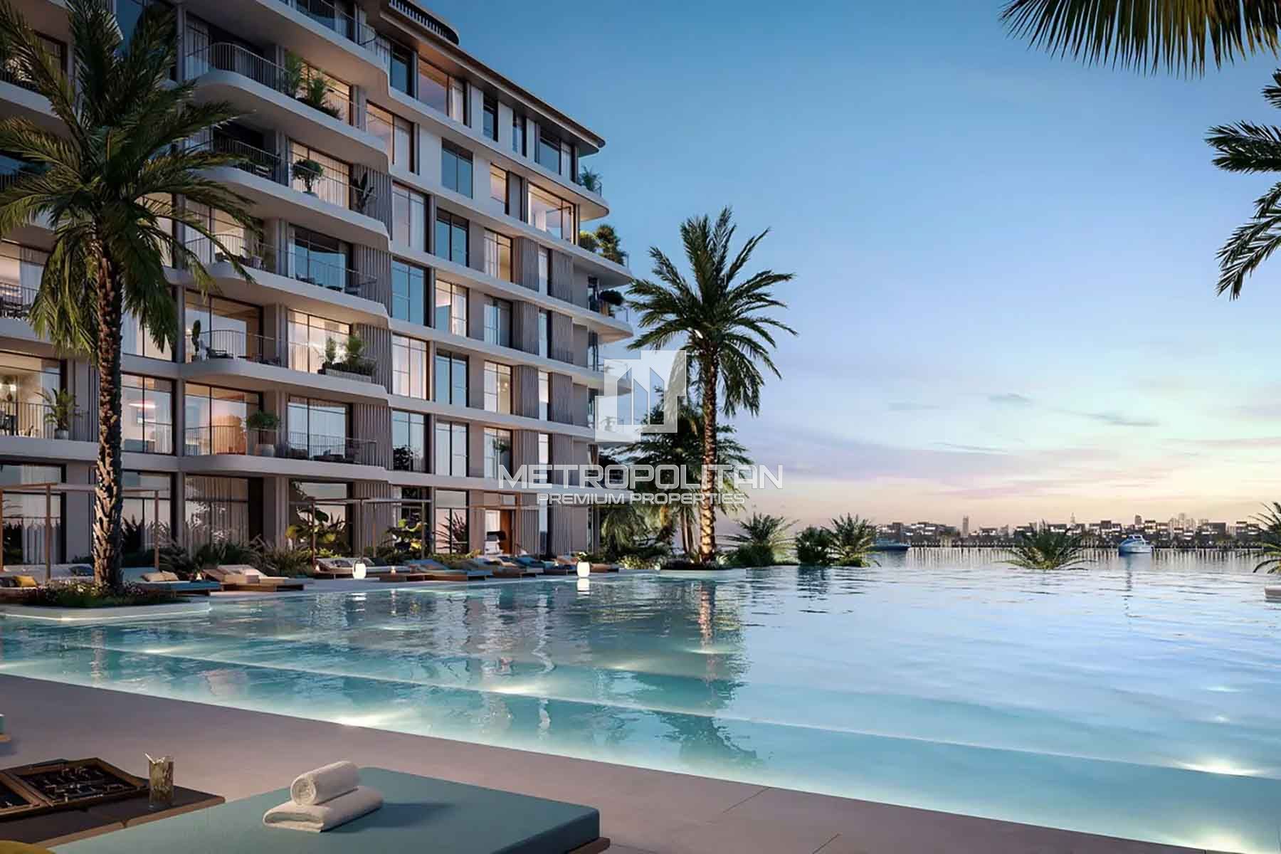 Sea and Beach View | Rare 1BR | Prime Investment