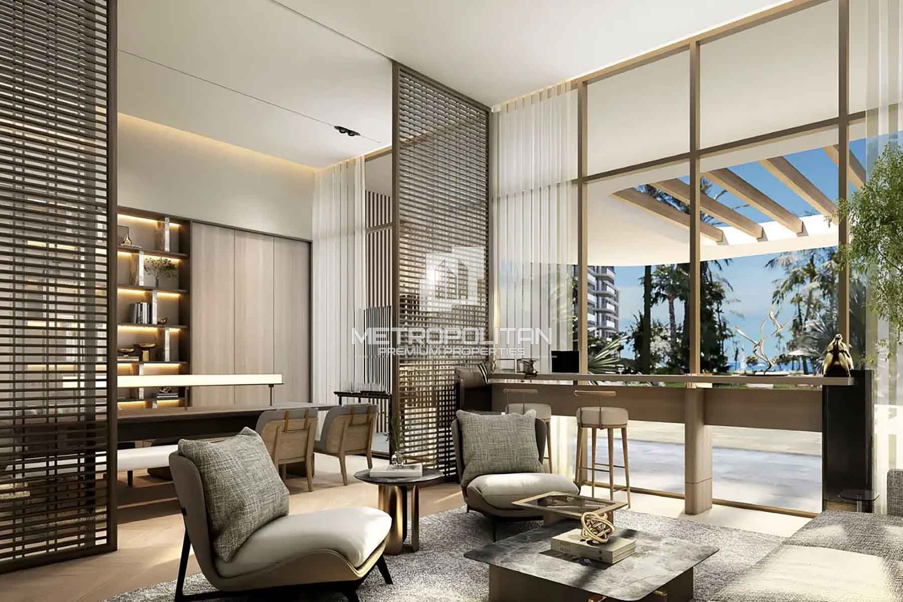 Sea and Beach View | Rare 1BR | Prime Investment