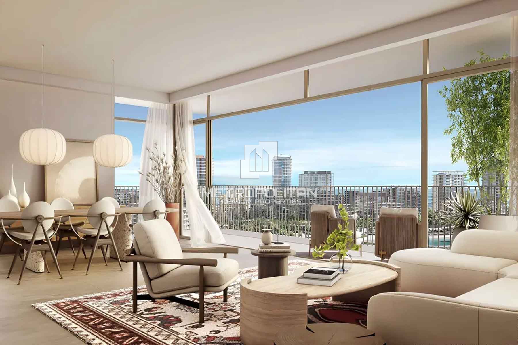 Sea and Beach View | Rare 1BR | Prime Investment