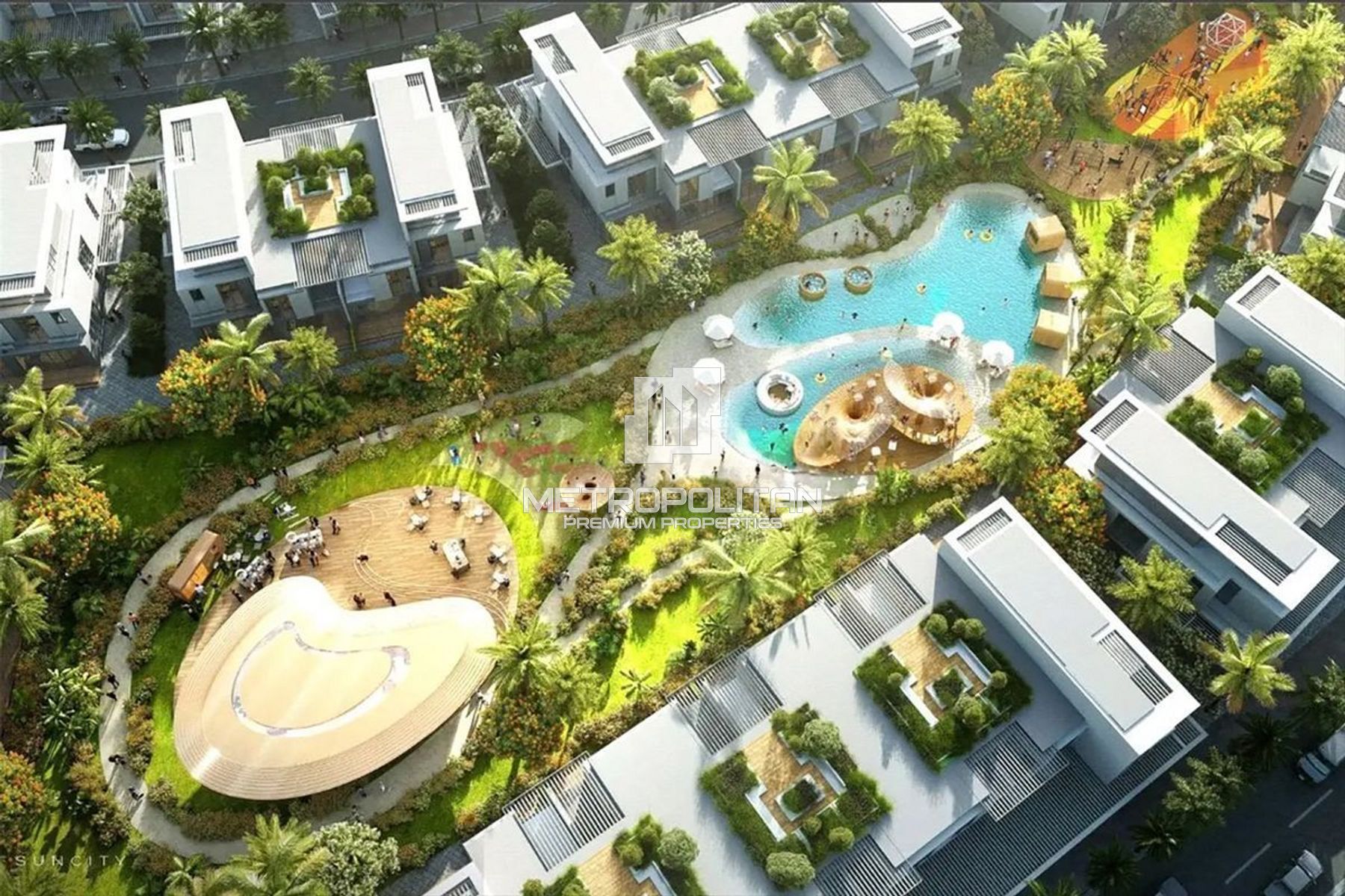 Image - DAMAC Sun City, Dubai Land, Дубай | Project - Таунхаус