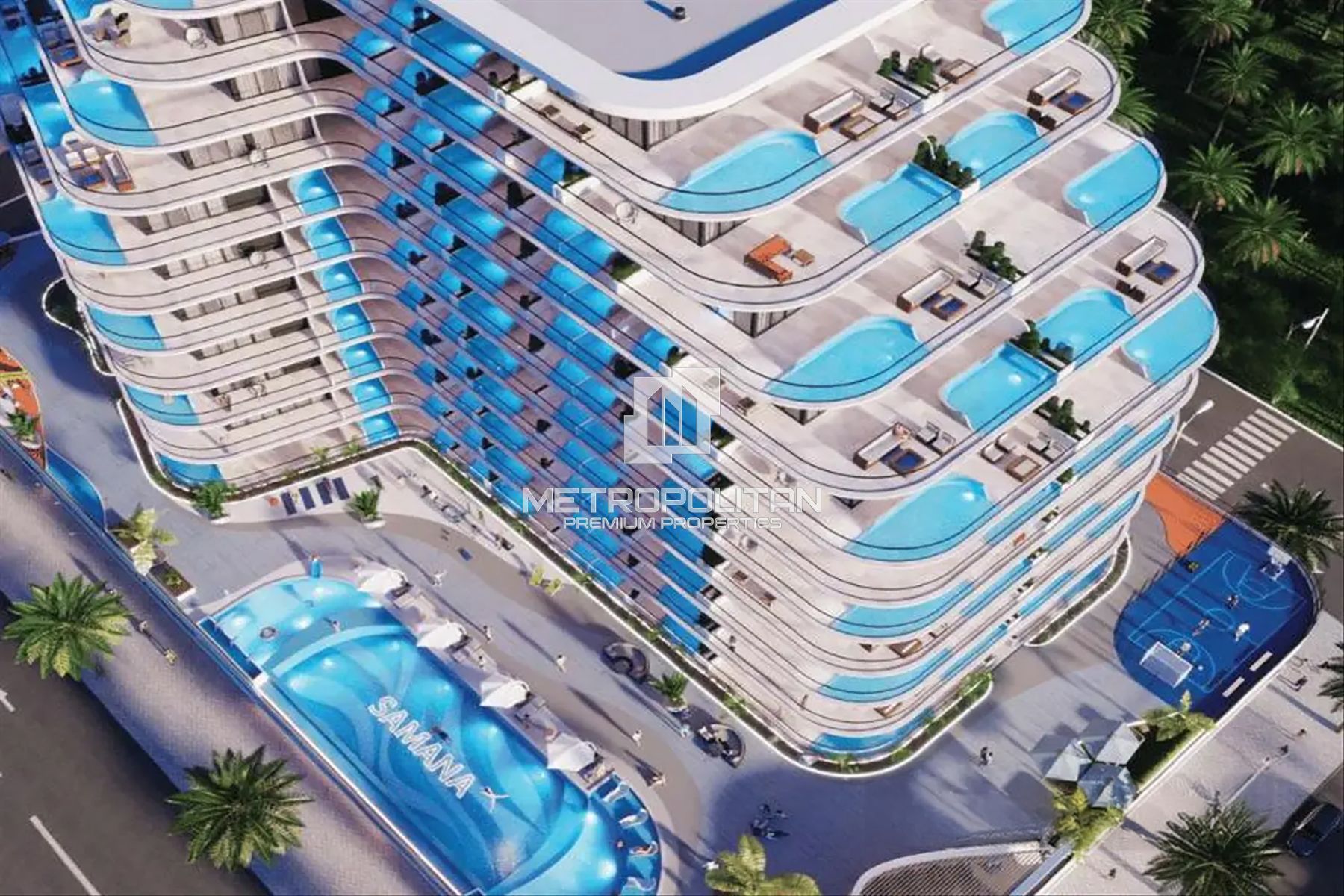 Image - Samana Portofino, Dubai Production City (IMPZ), Dubai | Project - شقة