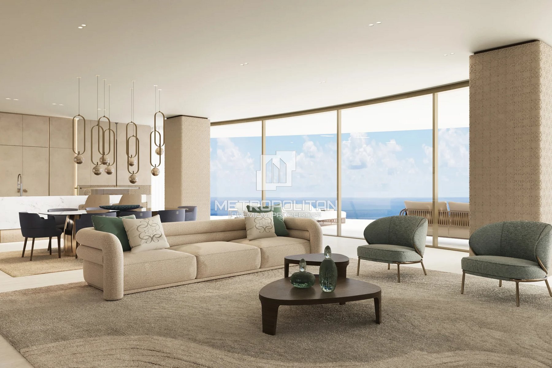 Elegant 2BR | Sea and Casino View | Near Casino photo-2