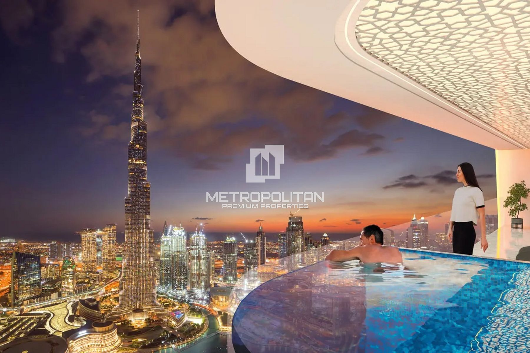 High Floor | Burj Khalifa View | Private Pool