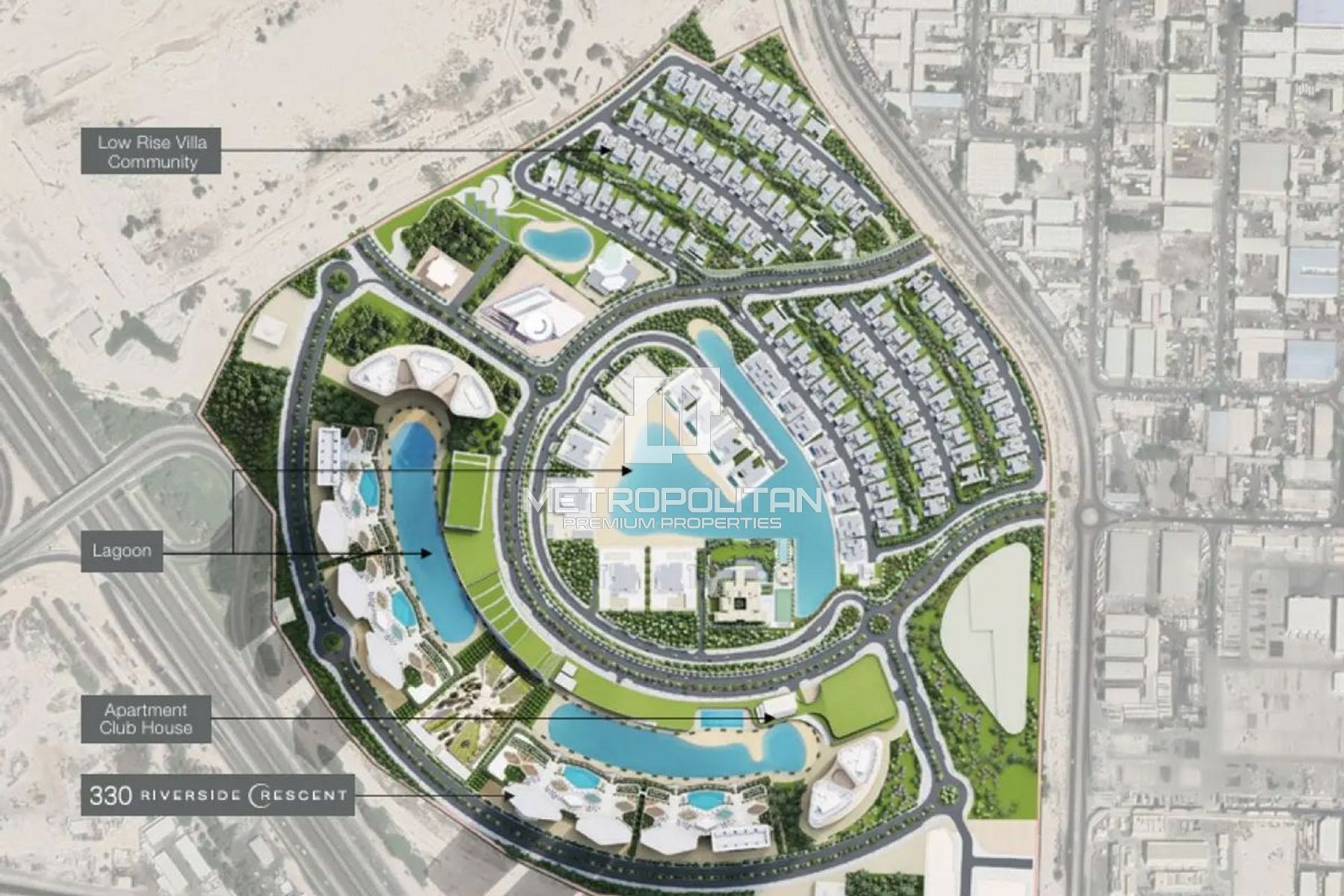 Image - 350 Riverside Crescent, Bukadra, Dubai | Project - Wohnung