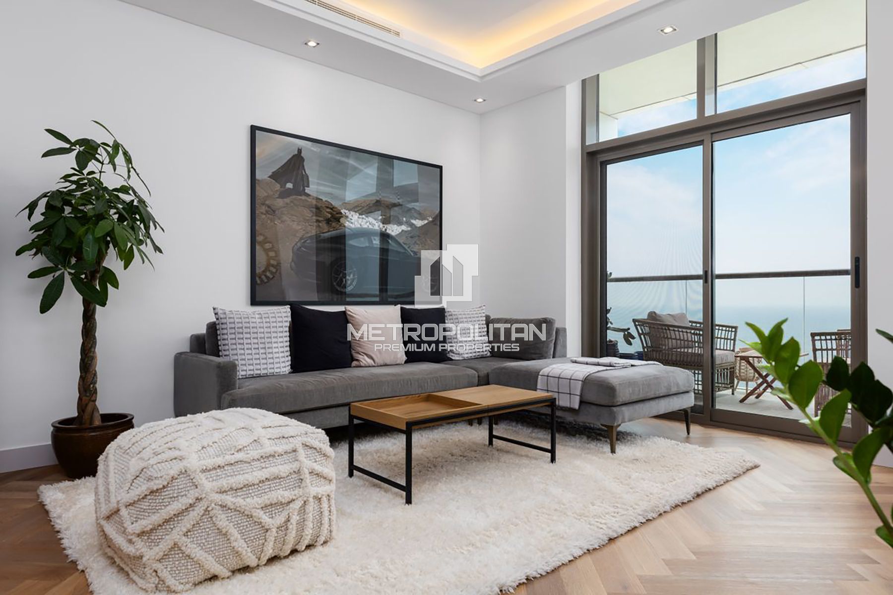 Stylish 1BR | Fully Furnished | Sea View| Vacant