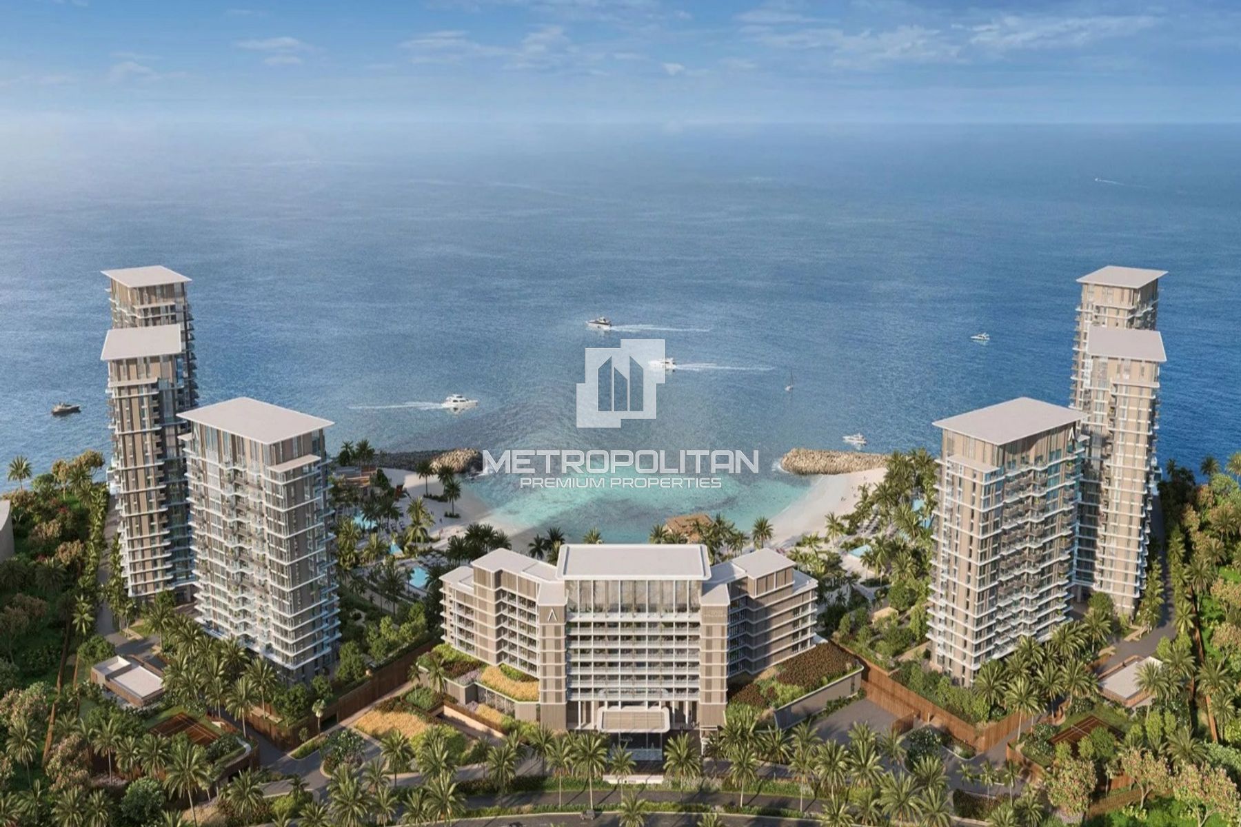 Beachfront | High Floor | Marjan Island View