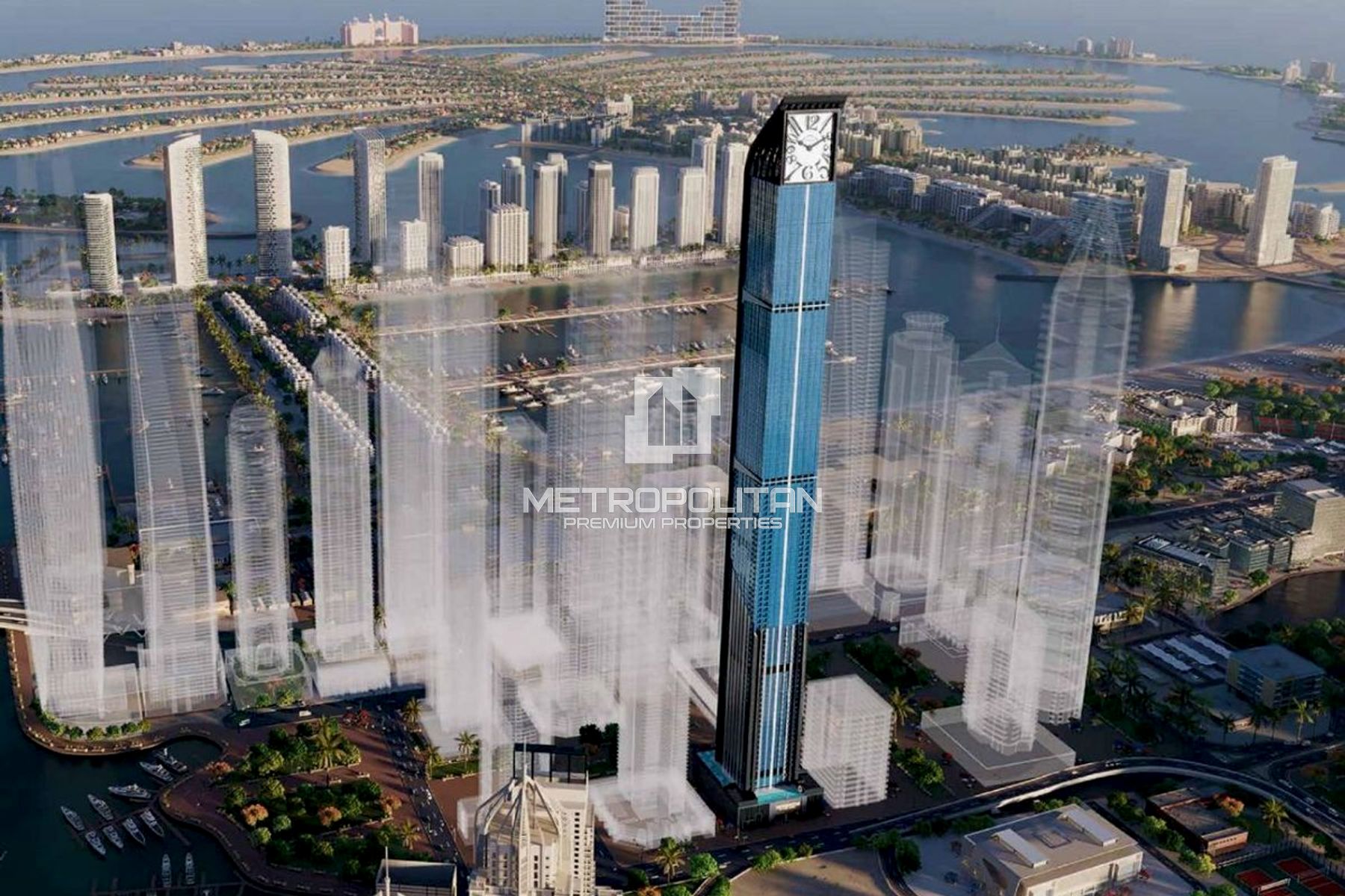 High Floor | 3BR plus Maids | Marina and Sea View