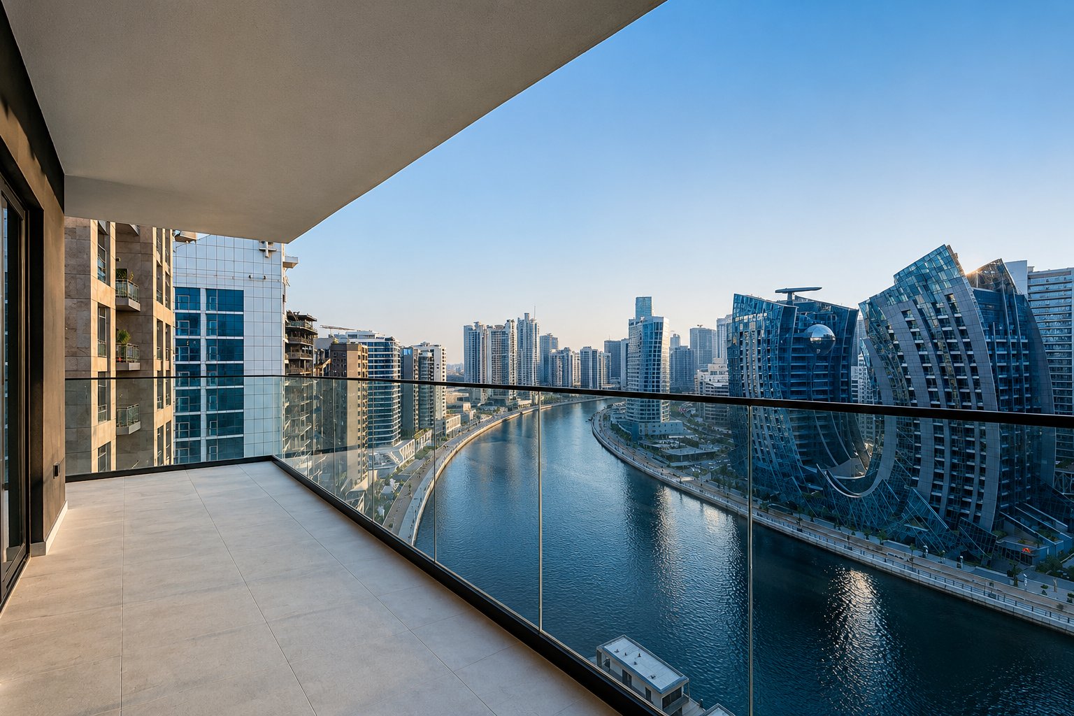 Waterfront 2BR + Private Terrace | Prime Location