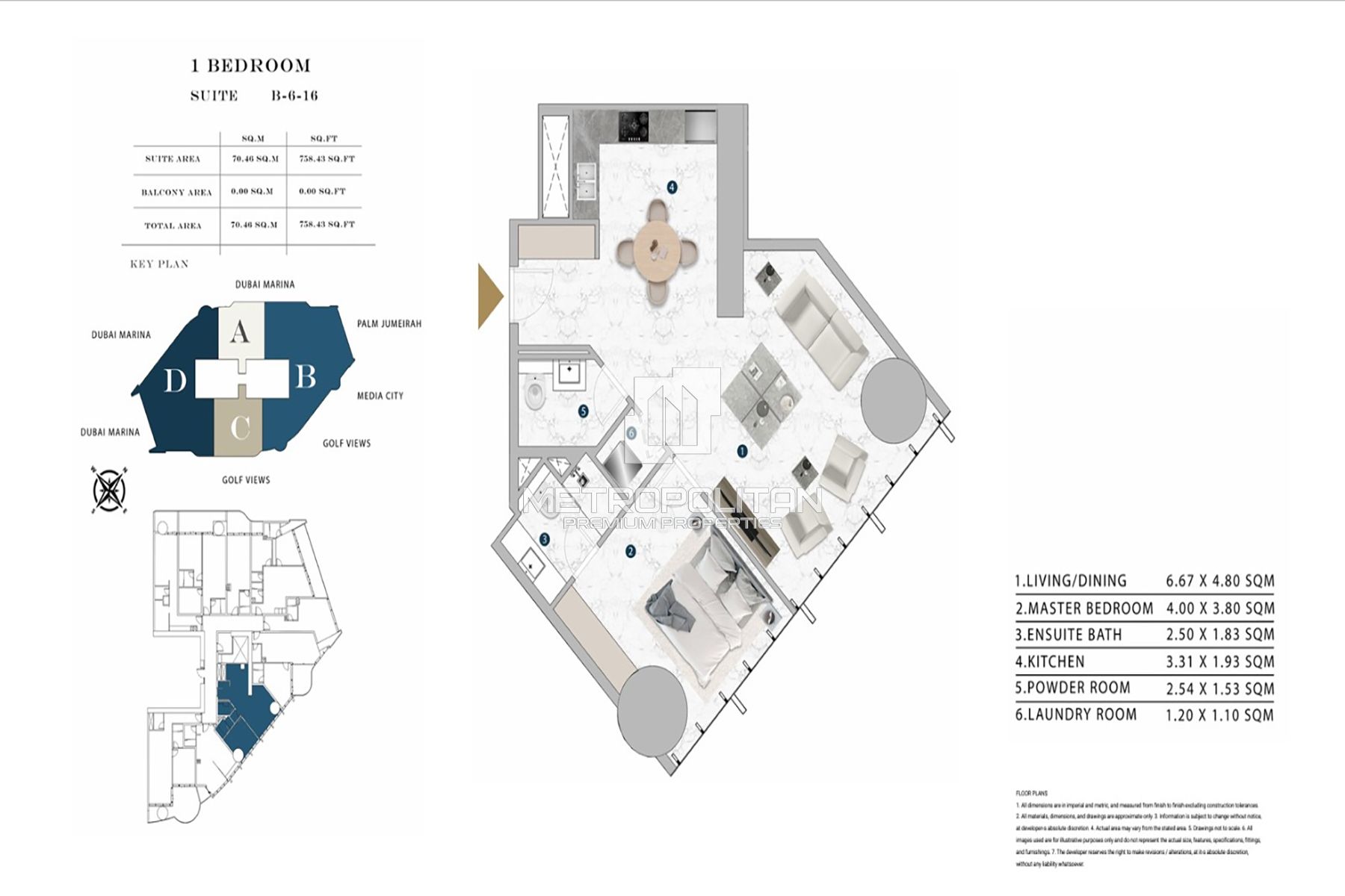 1BR Apartment for Sale in Dubai Marina – MPS-47872